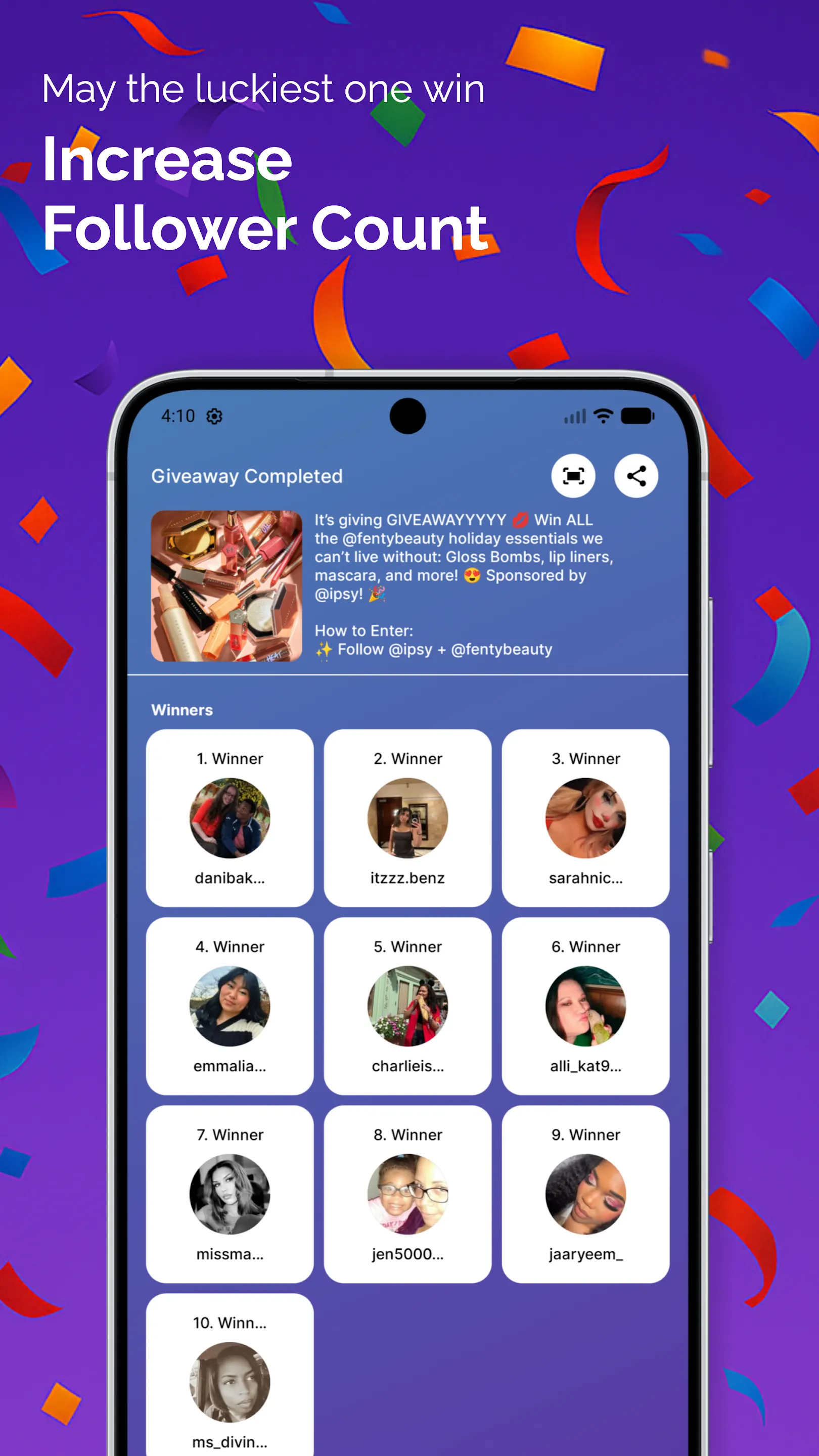 Giveaway Picker: Random Winner | Indus Appstore | Screenshot