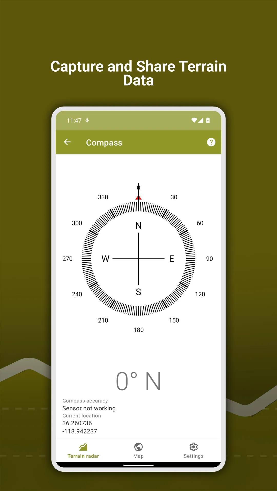 Terrain Radar | Indus Appstore | Screenshot