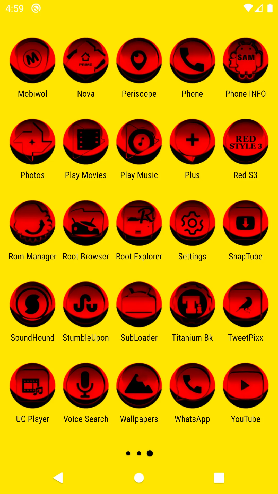 Red Icon Pack Style 3 | Indus Appstore | Screenshot