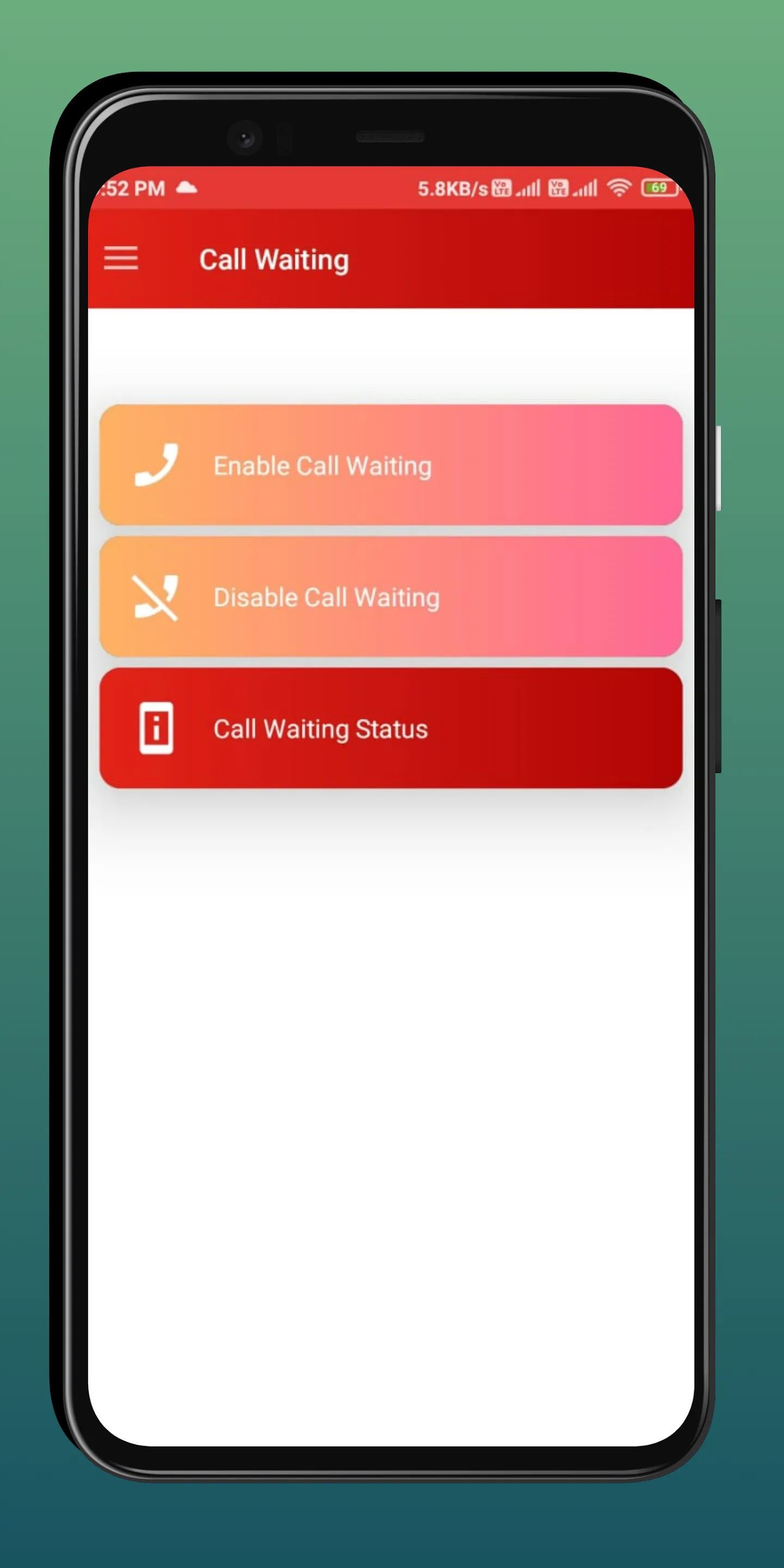 Call setting | Indus Appstore | Screenshot