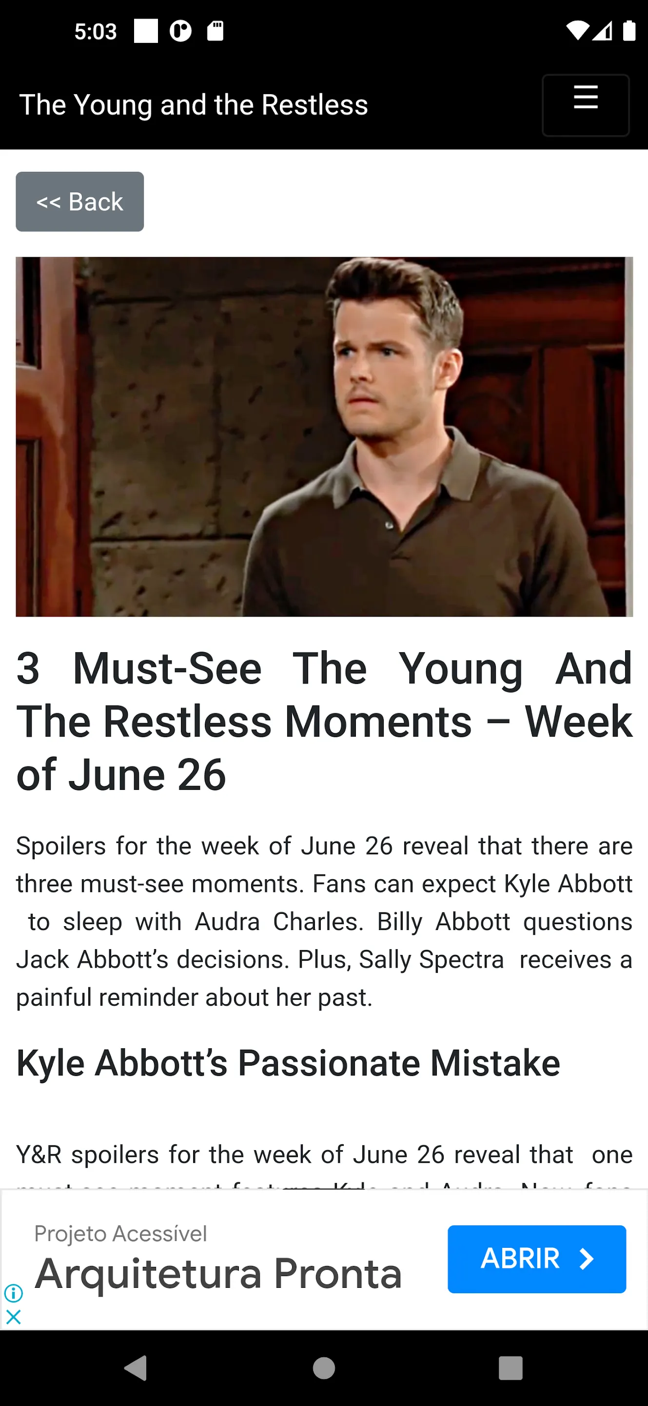 The Young and the Restless Y&R | Indus Appstore | Screenshot