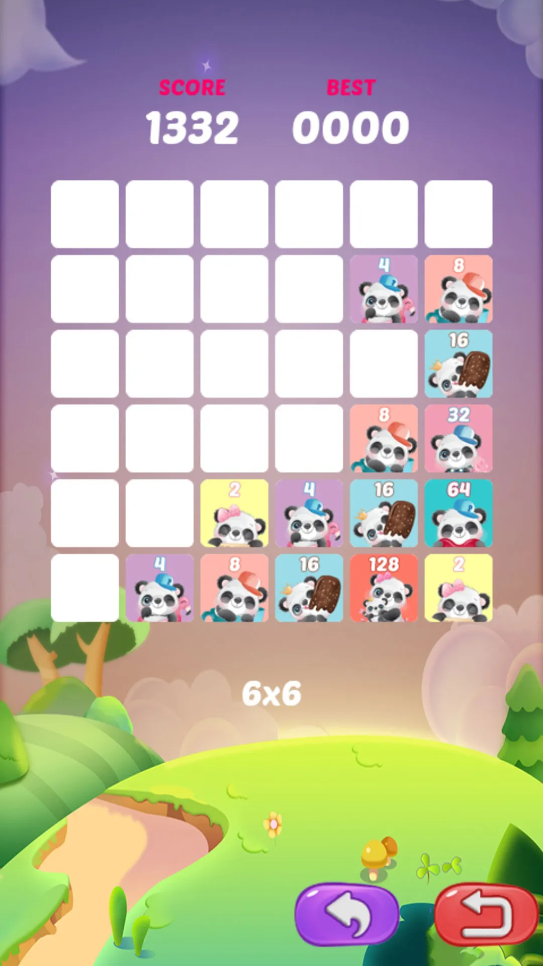 Panda 4096 Puzzle | Indus Appstore | Screenshot