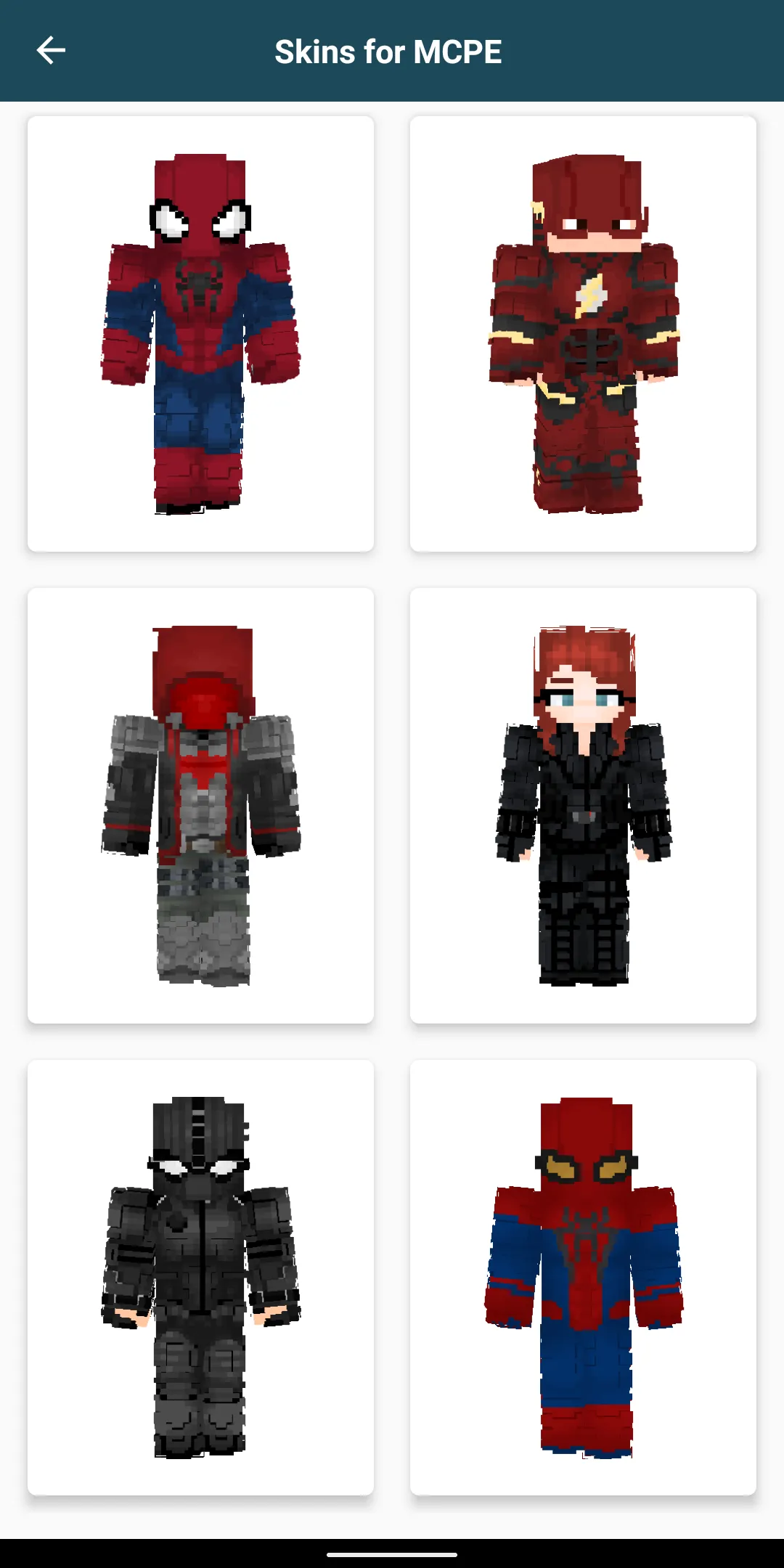 Superhero Skins for Minecraft | Indus Appstore | Screenshot