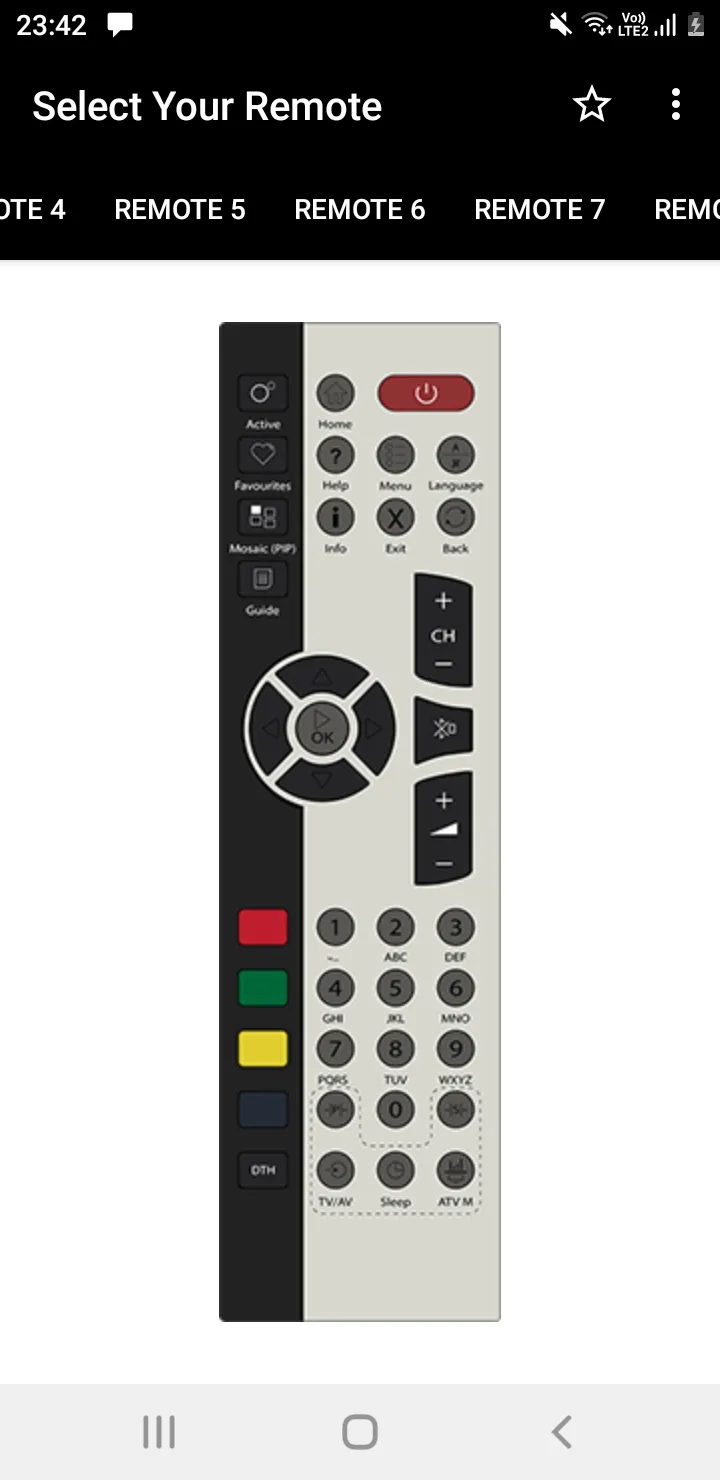 Videocon d2h Remote | Indus Appstore | Screenshot