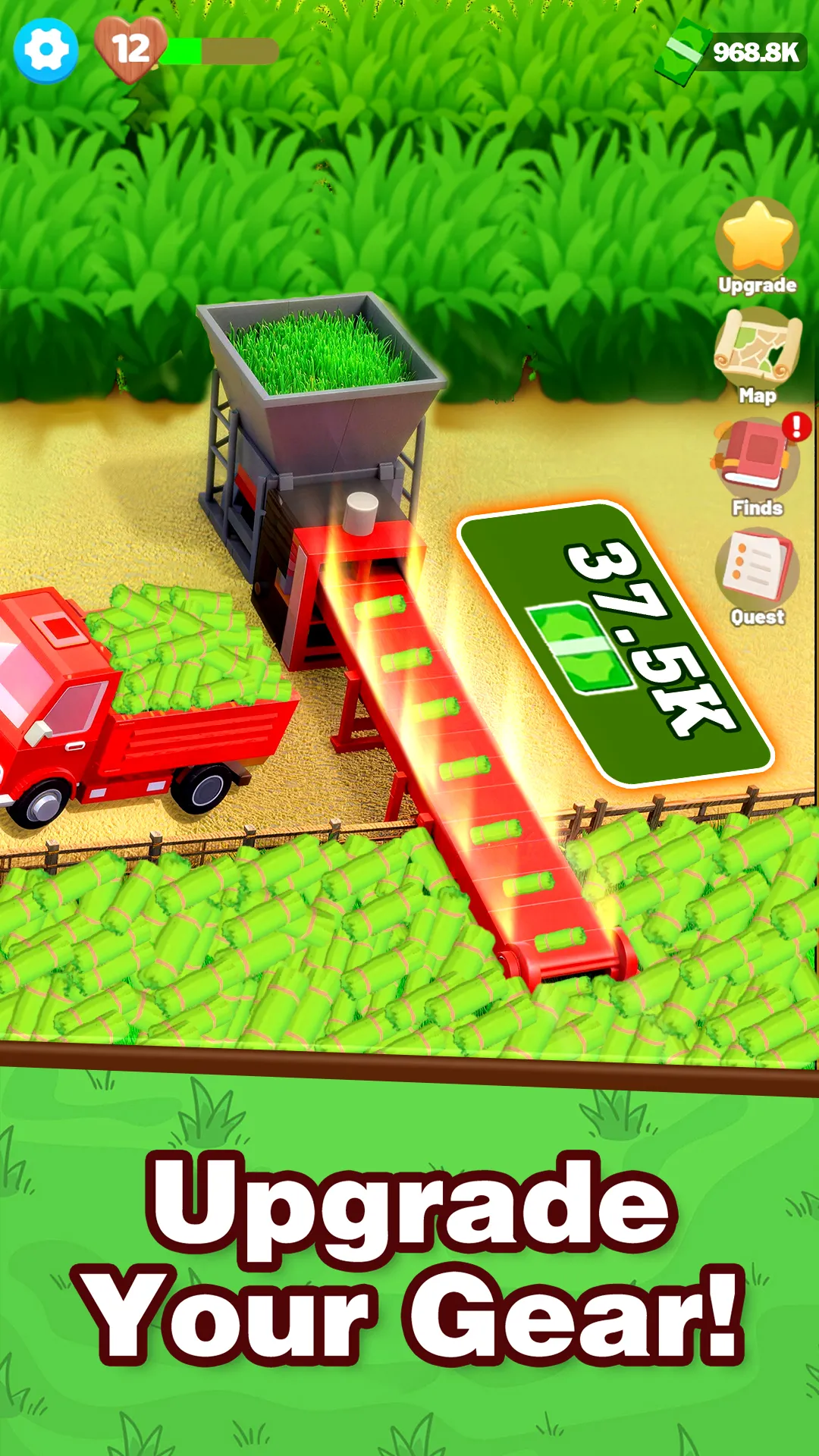 Idle Mow: Grass Cutting Tycoon | Indus Appstore | Screenshot