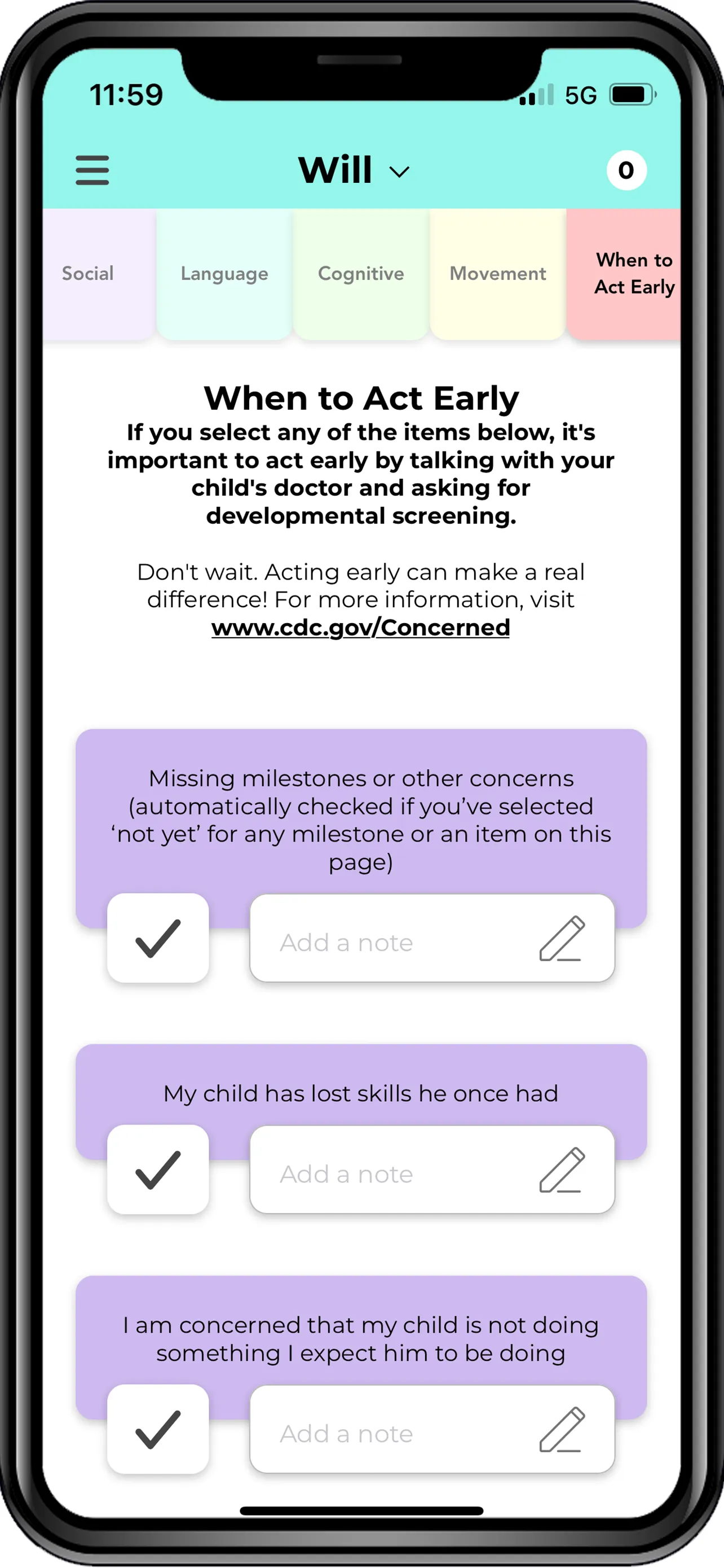 CDC Milestone Tracker | Indus Appstore | Screenshot