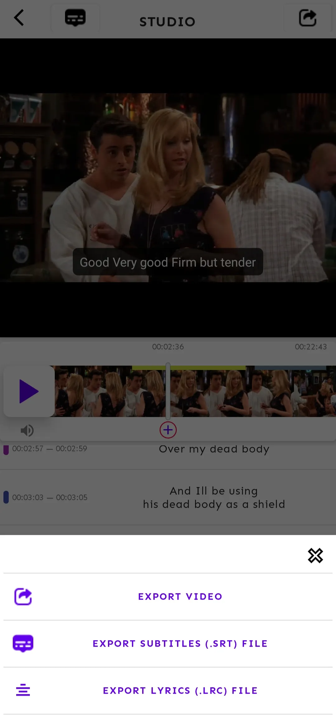 Video Subtitles/Lyrics Maker | Indus Appstore | Screenshot