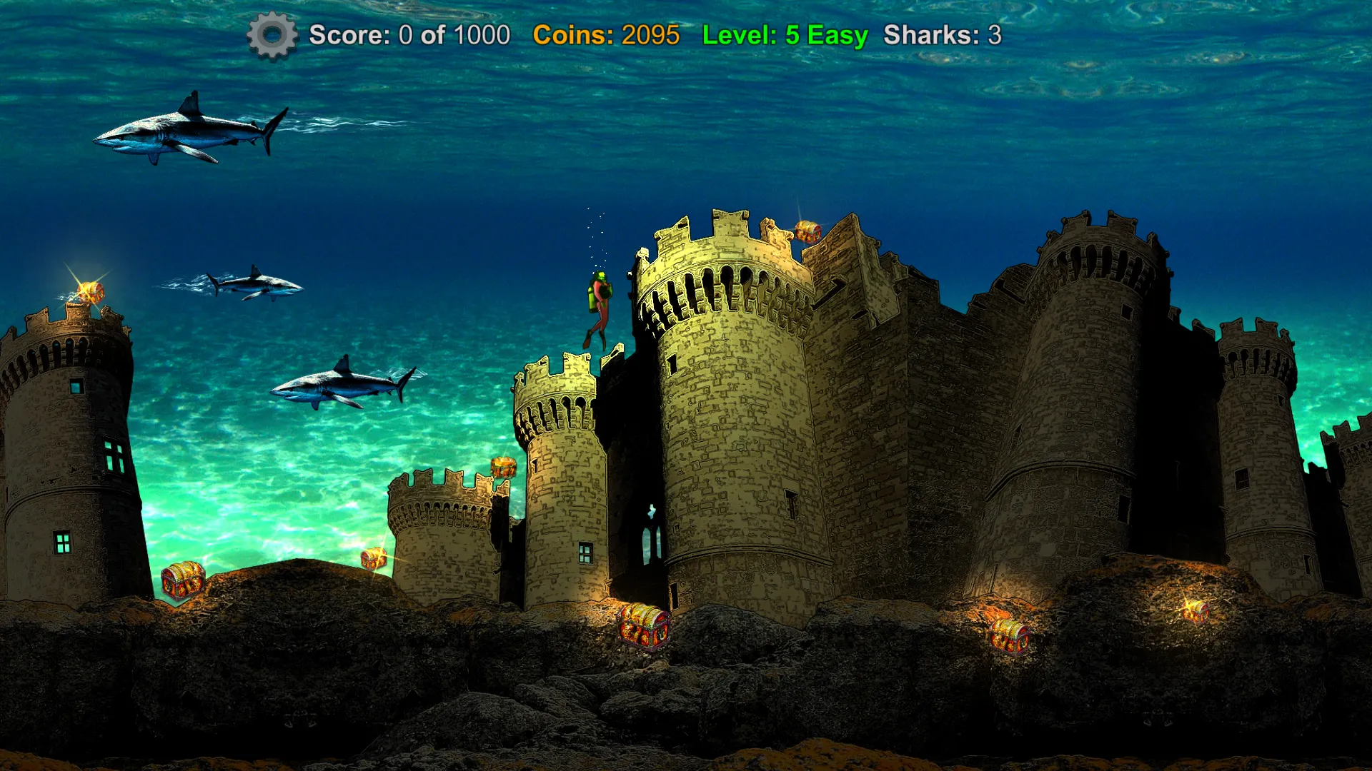 Deep Immersion - Sharks & Gold | Indus Appstore | Screenshot