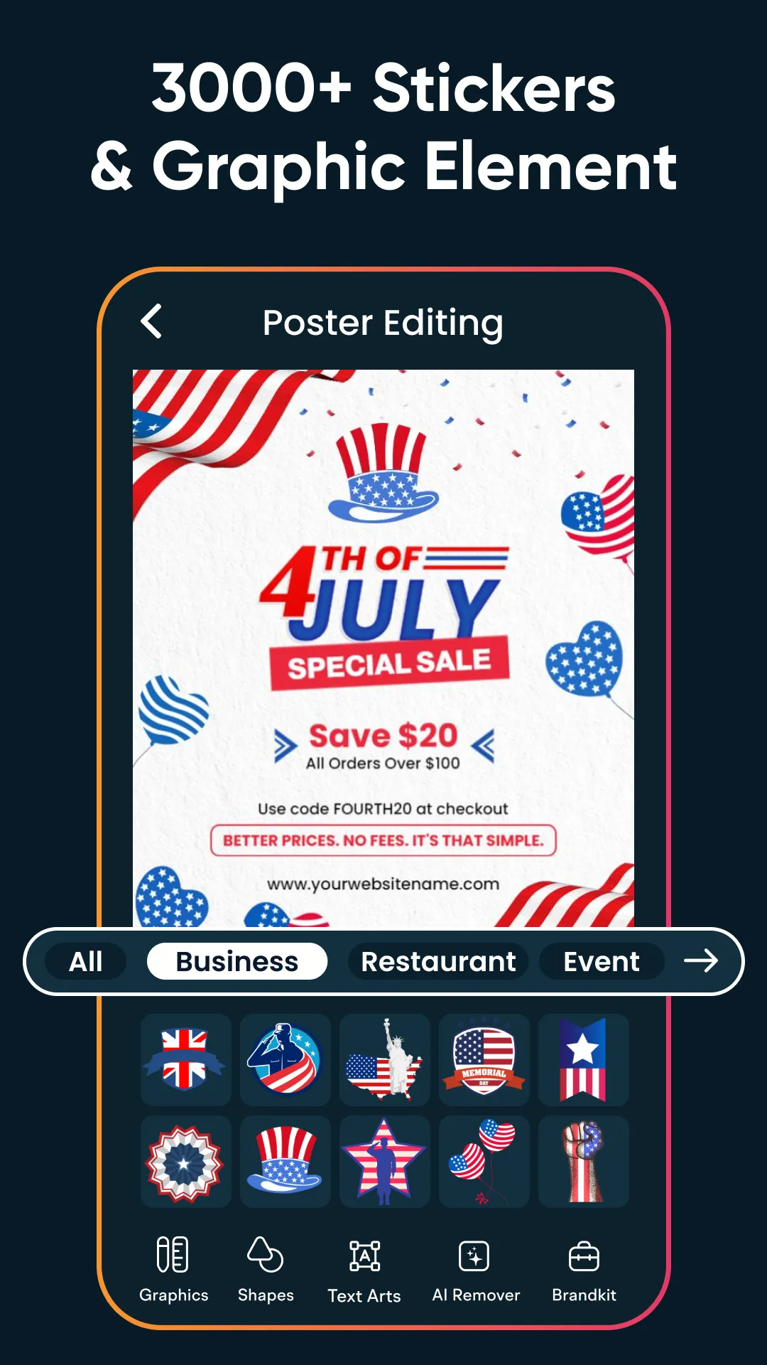 Poster Maker, Flyer Maker | Indus Appstore | Screenshot