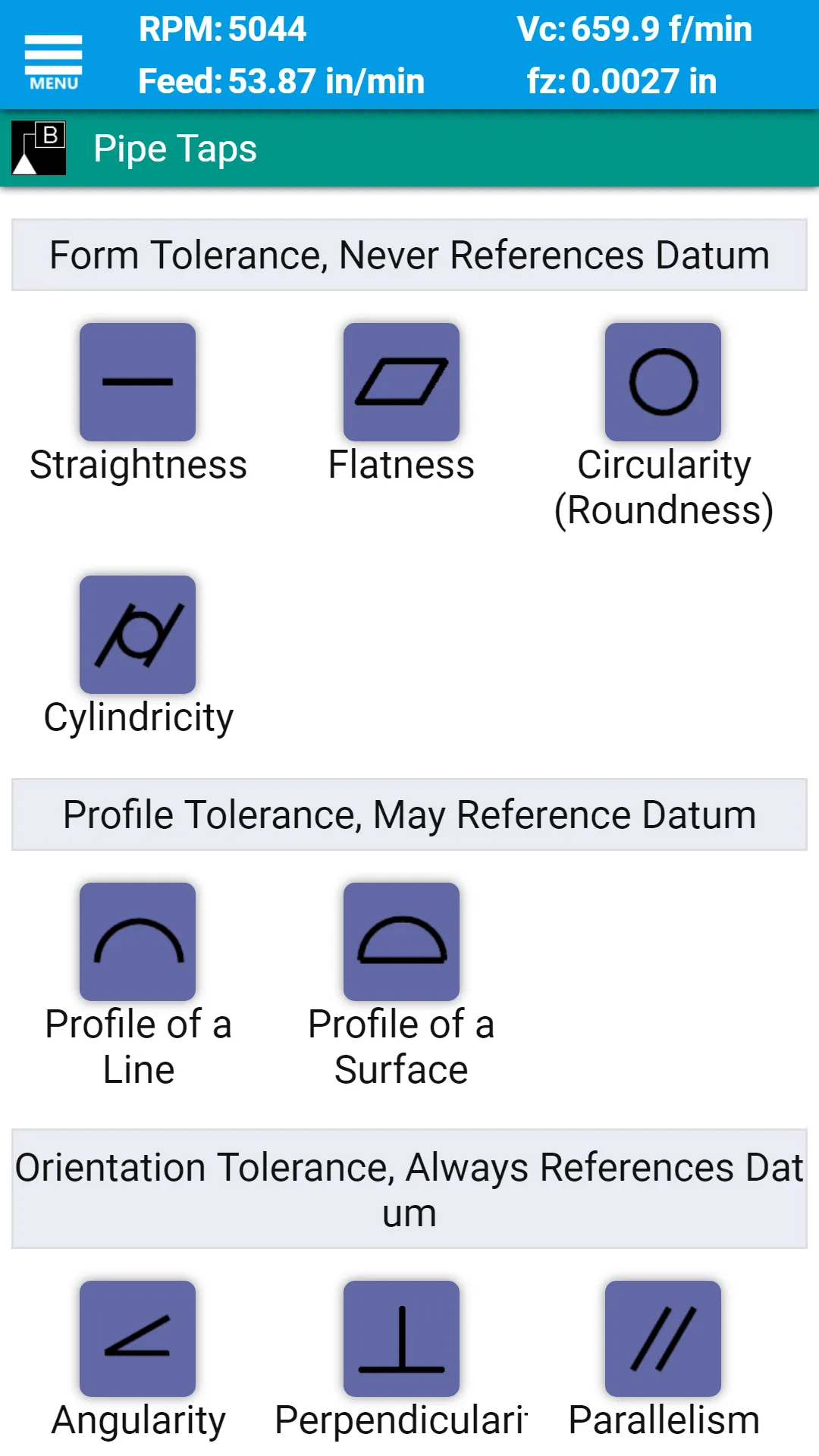 FSWizard Machinist Calculator | Indus Appstore | Screenshot