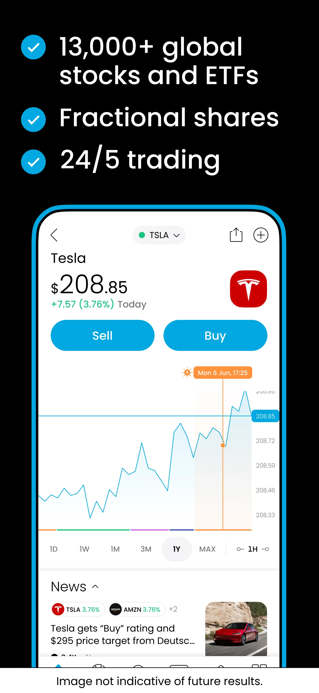 Trading 212 - Stocks & ETFs | Indus Appstore | Screenshot