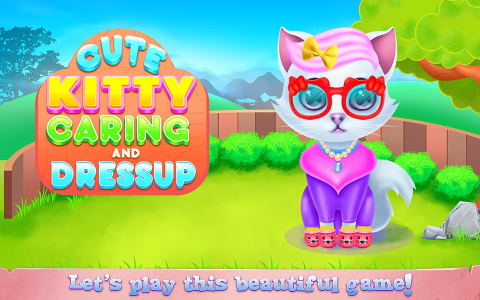 Cute Kitty Caring and Dressup | Indus Appstore | Screenshot