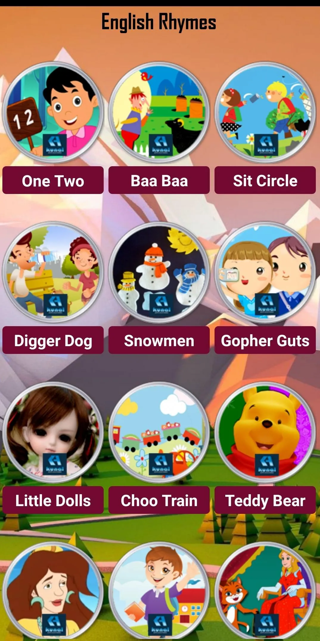 Kids Rhymes / Poems Offline | Indus Appstore | Screenshot