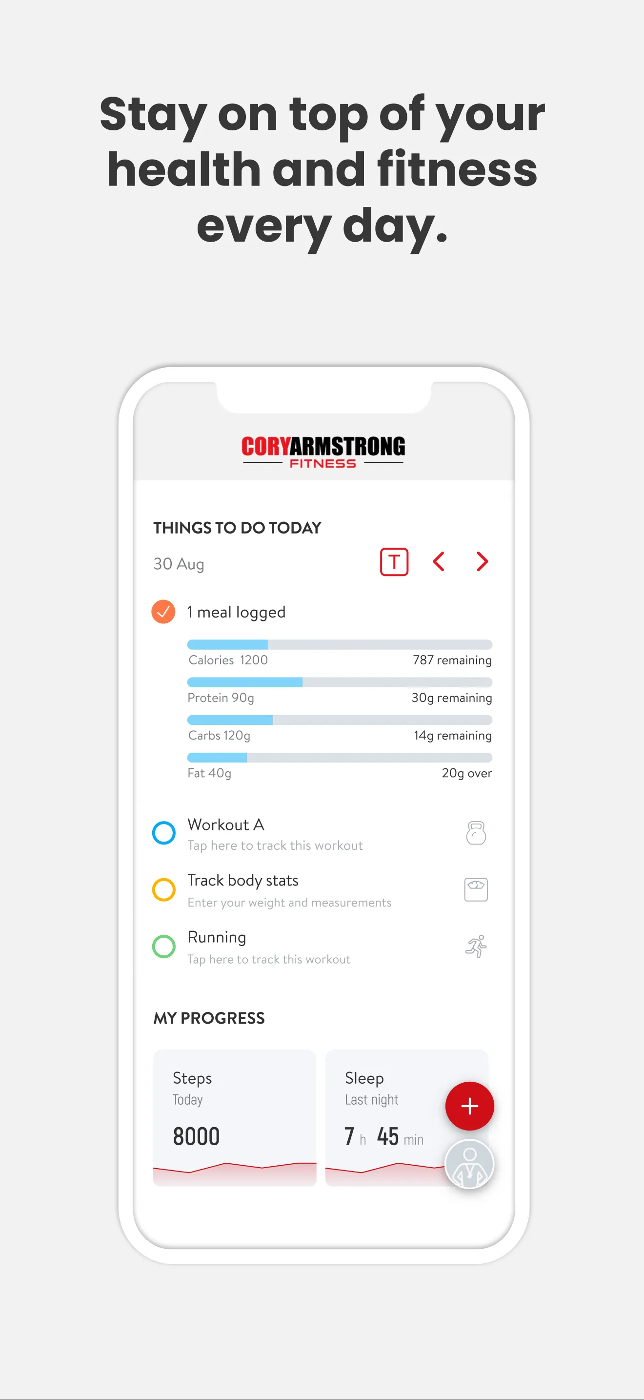 Cory Armstrong Fitness | Indus Appstore | Screenshot