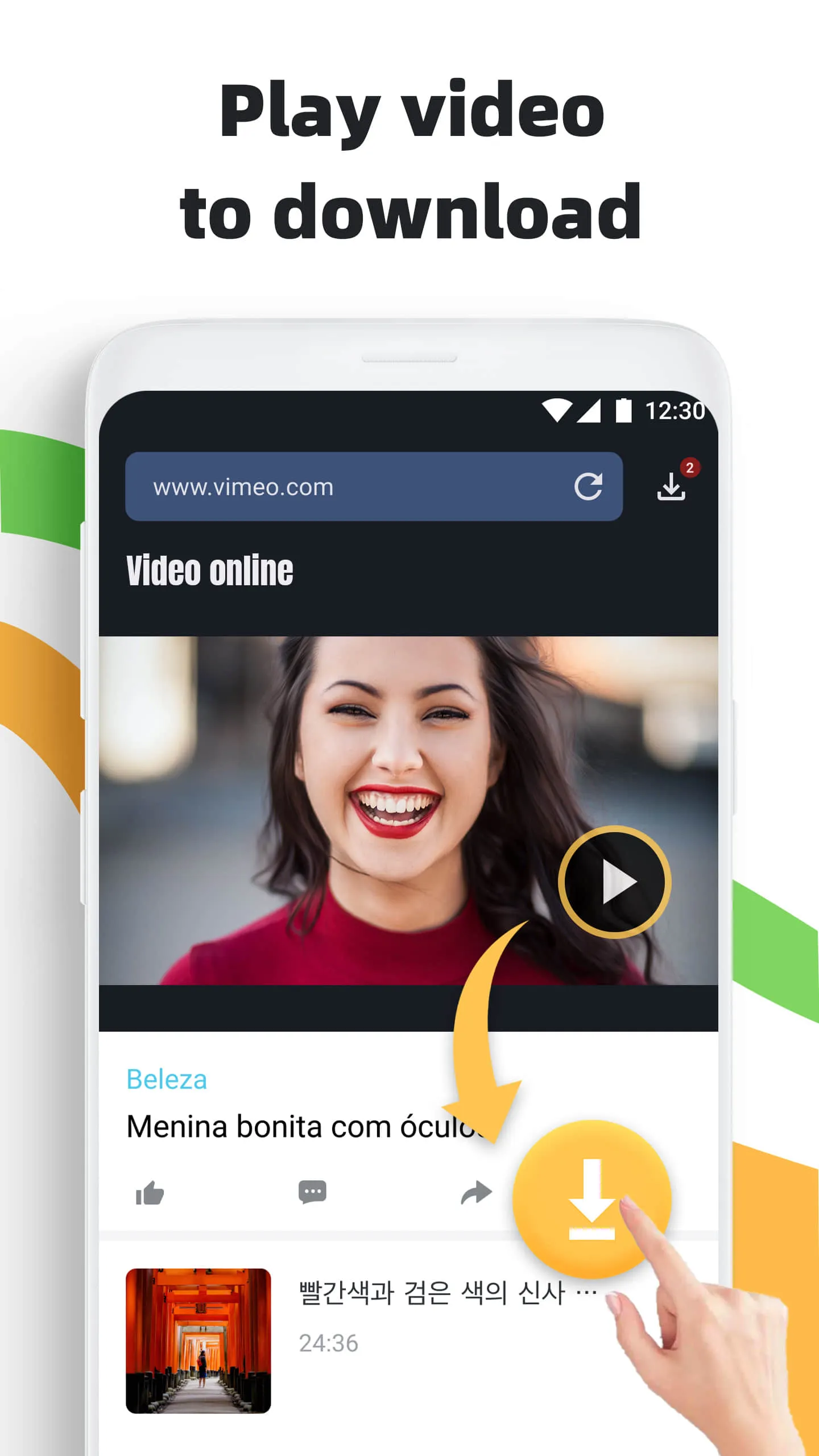 Video Downloader, download vid | Indus Appstore | Screenshot