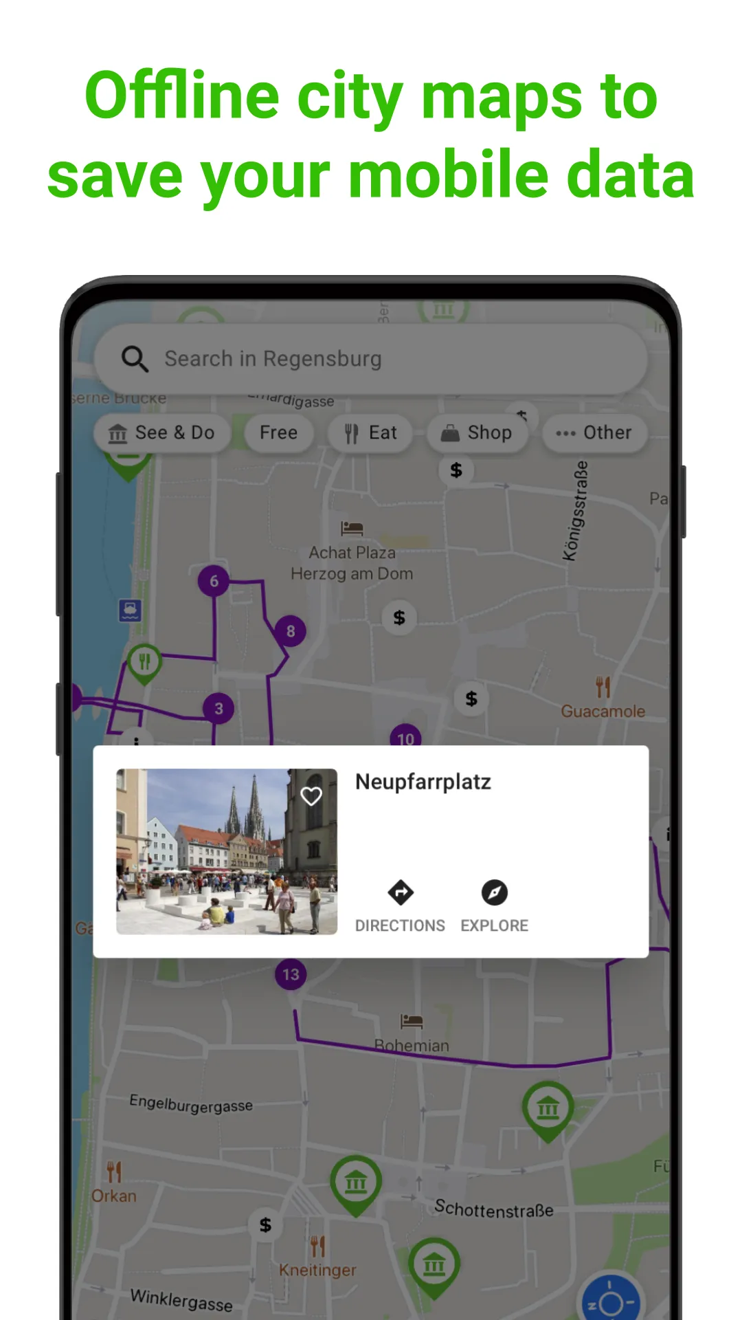 Regensburg SmartGuide | Indus Appstore | Screenshot