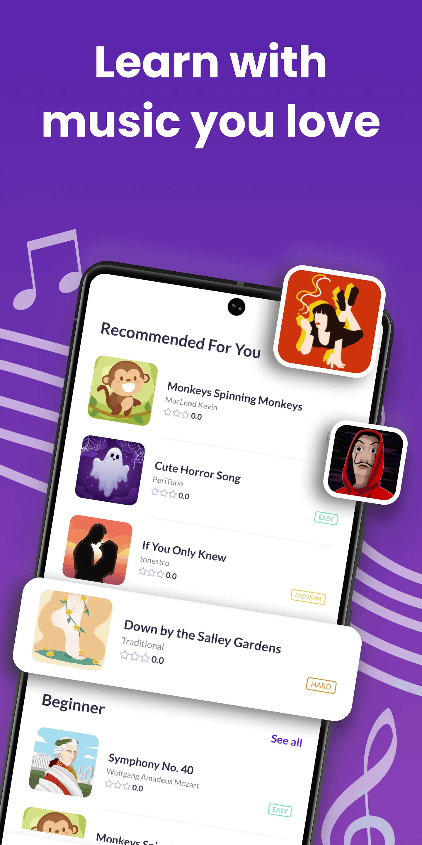 Violin Lessons by tonestro | Indus Appstore | Screenshot