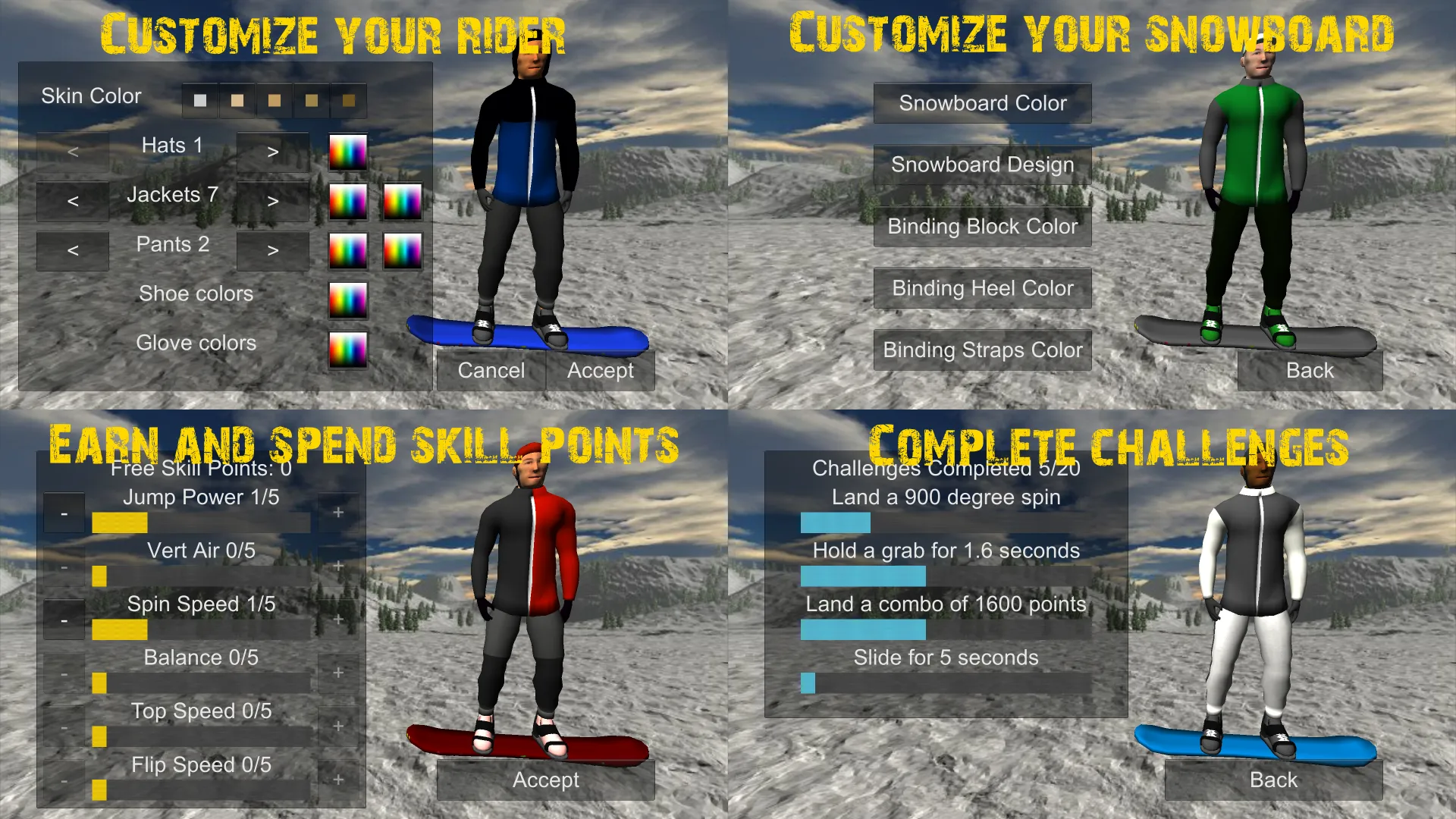 Snowboard Freestyle Mountain | Indus Appstore | Screenshot