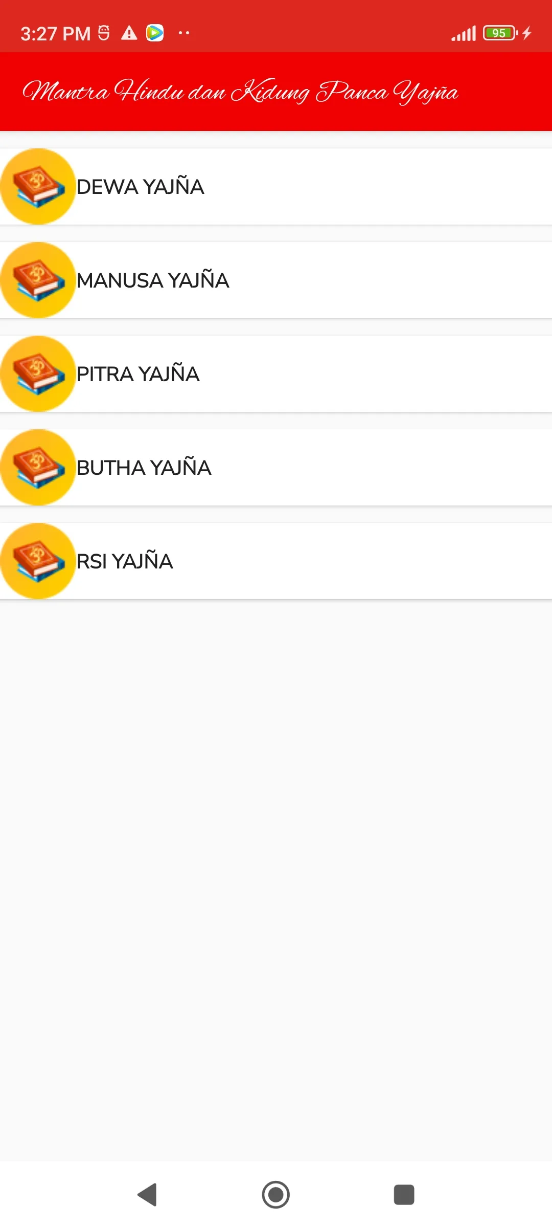 Mantra Hindu & Kidung Yajna | Indus Appstore | Screenshot