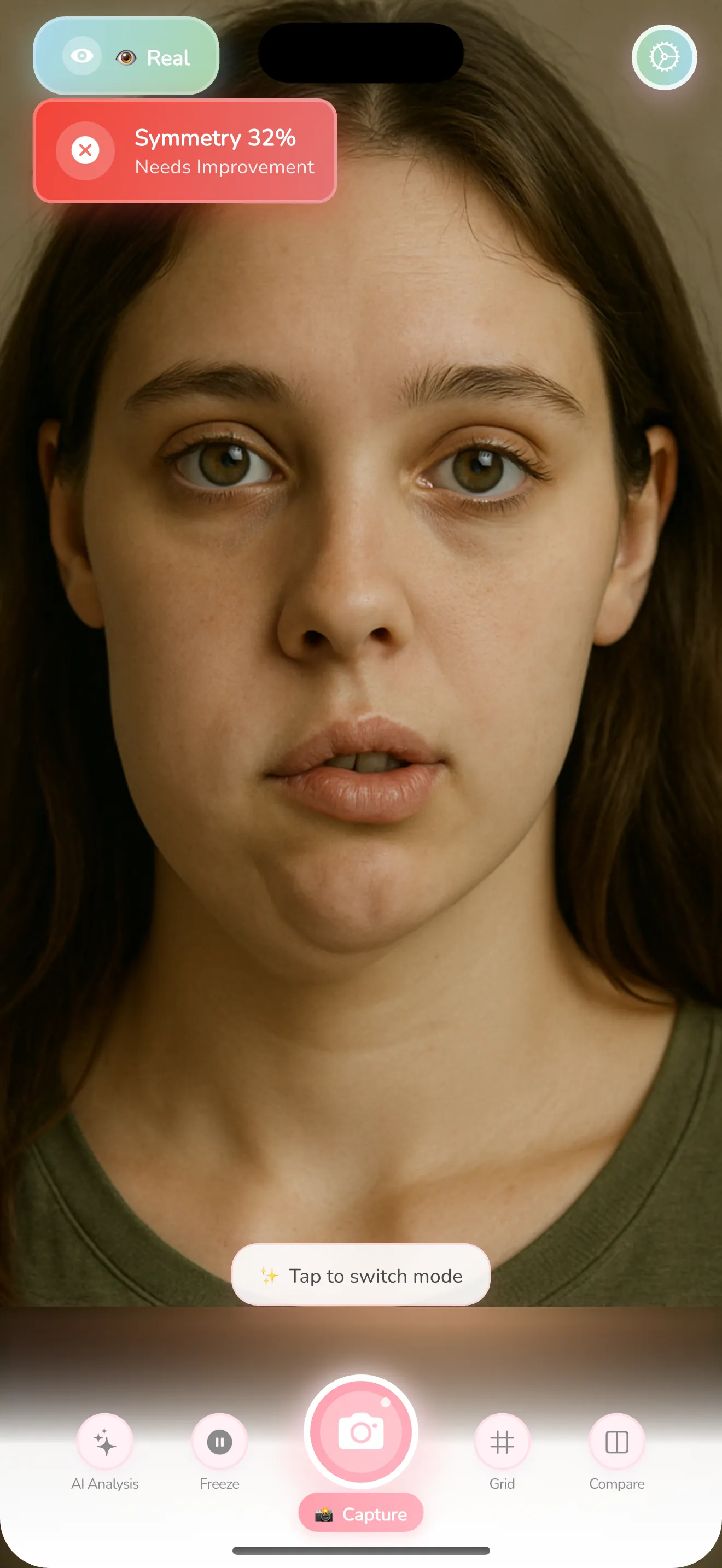 True Mirror - AI Face Symmetry | Indus Appstore | Screenshot