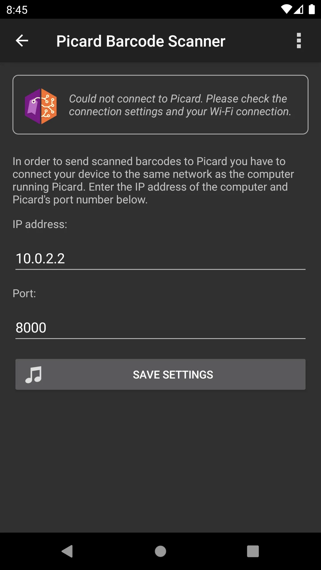 Picard Barcode Scanner | Indus Appstore | Screenshot