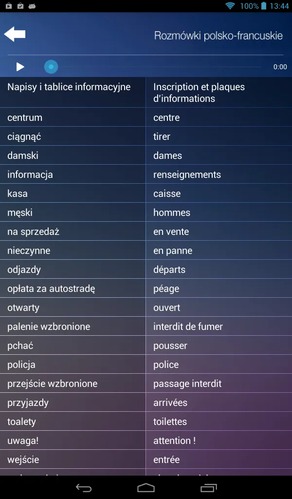 Rozmówki polsko-francuskie | Indus Appstore | Screenshot