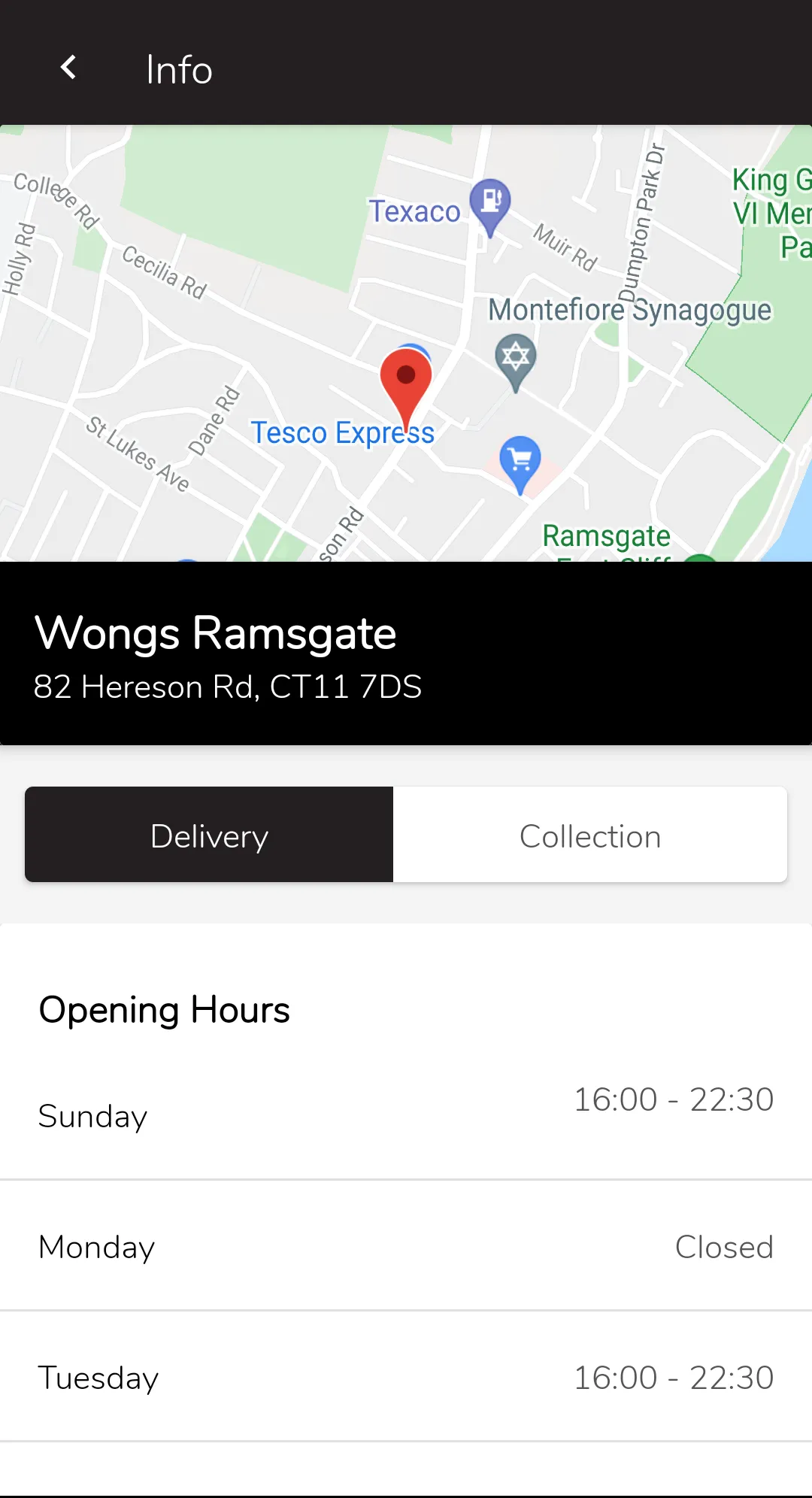 Wongs Takeaway - Ramsgate | Indus Appstore | Screenshot