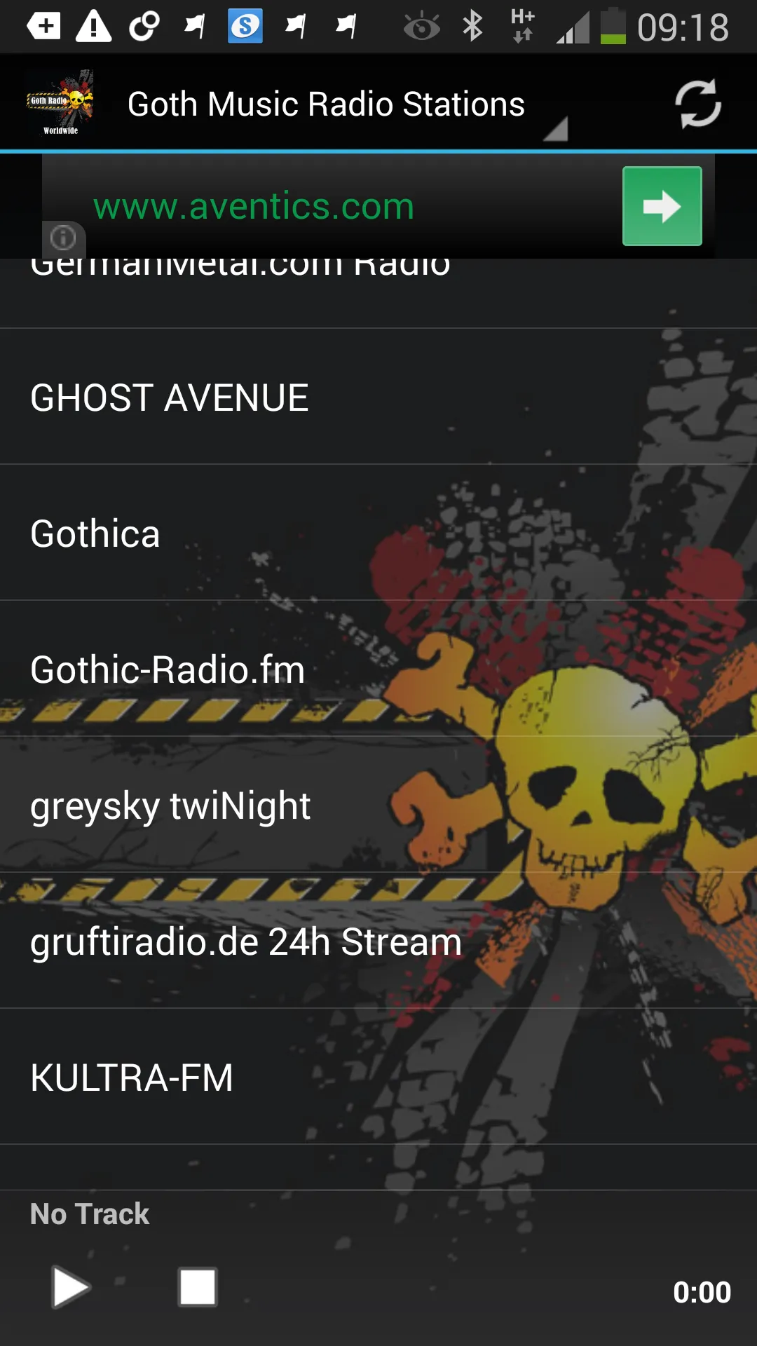 Goth Music Radio Stations | Indus Appstore | Screenshot