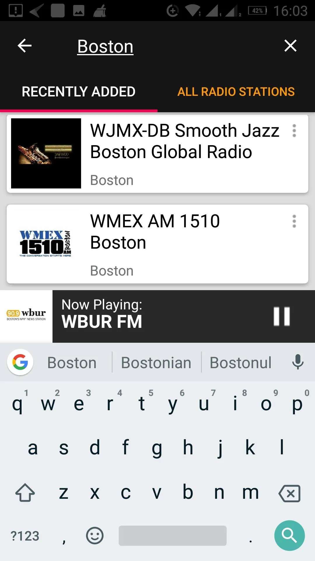 Massachusetts Radio Stations | Indus Appstore | Screenshot