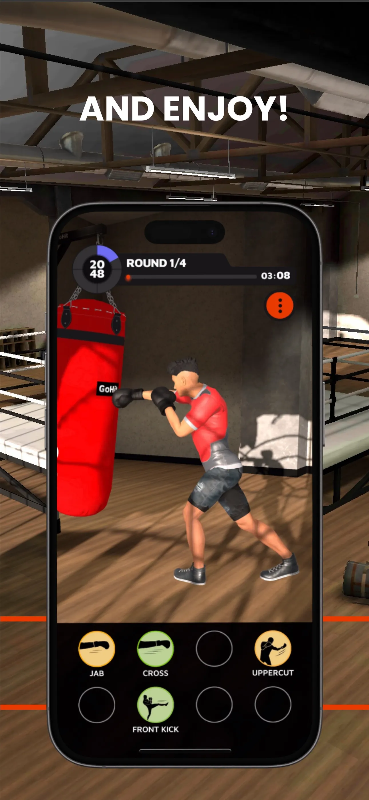 GoHit - Kickboxing Workouts | Indus Appstore | Screenshot