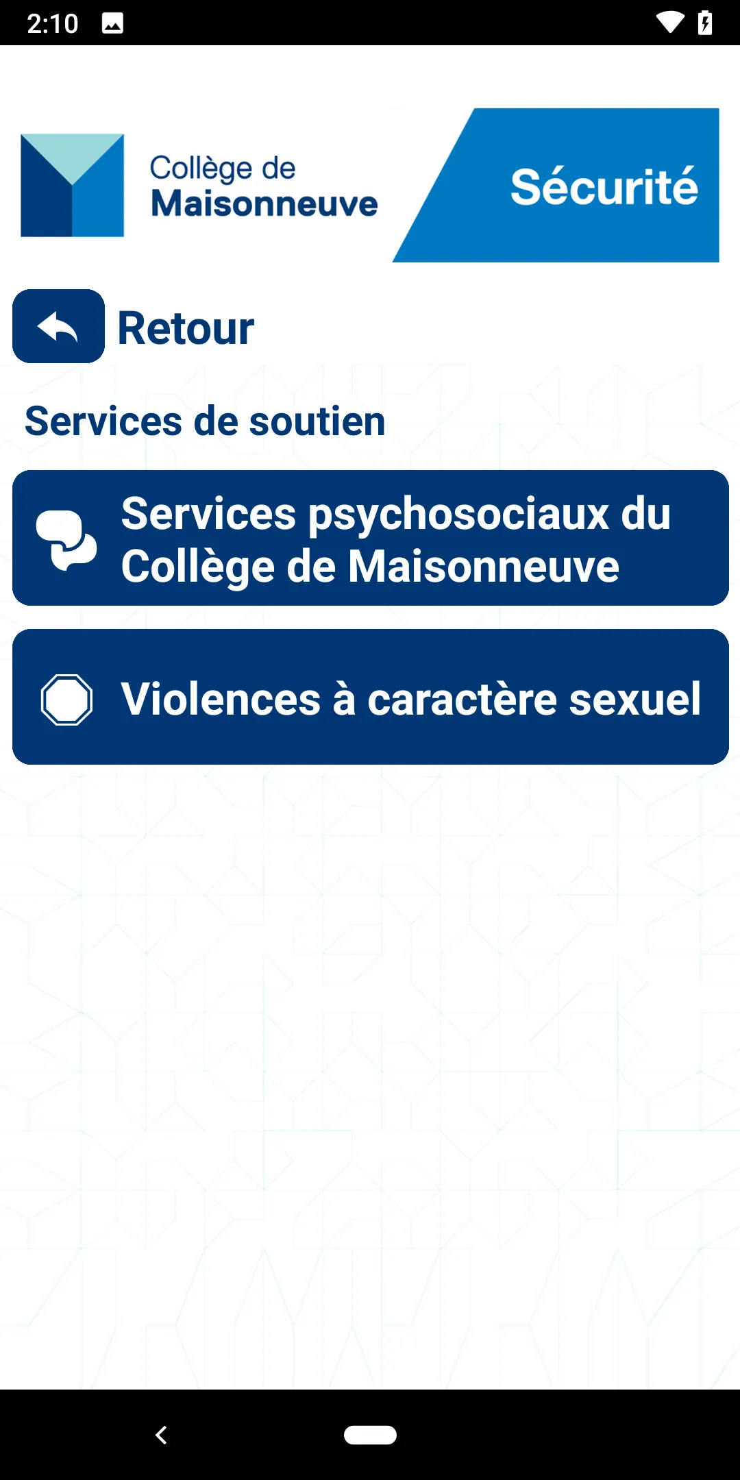 Sécurité Maisonneuve | Indus Appstore | Screenshot