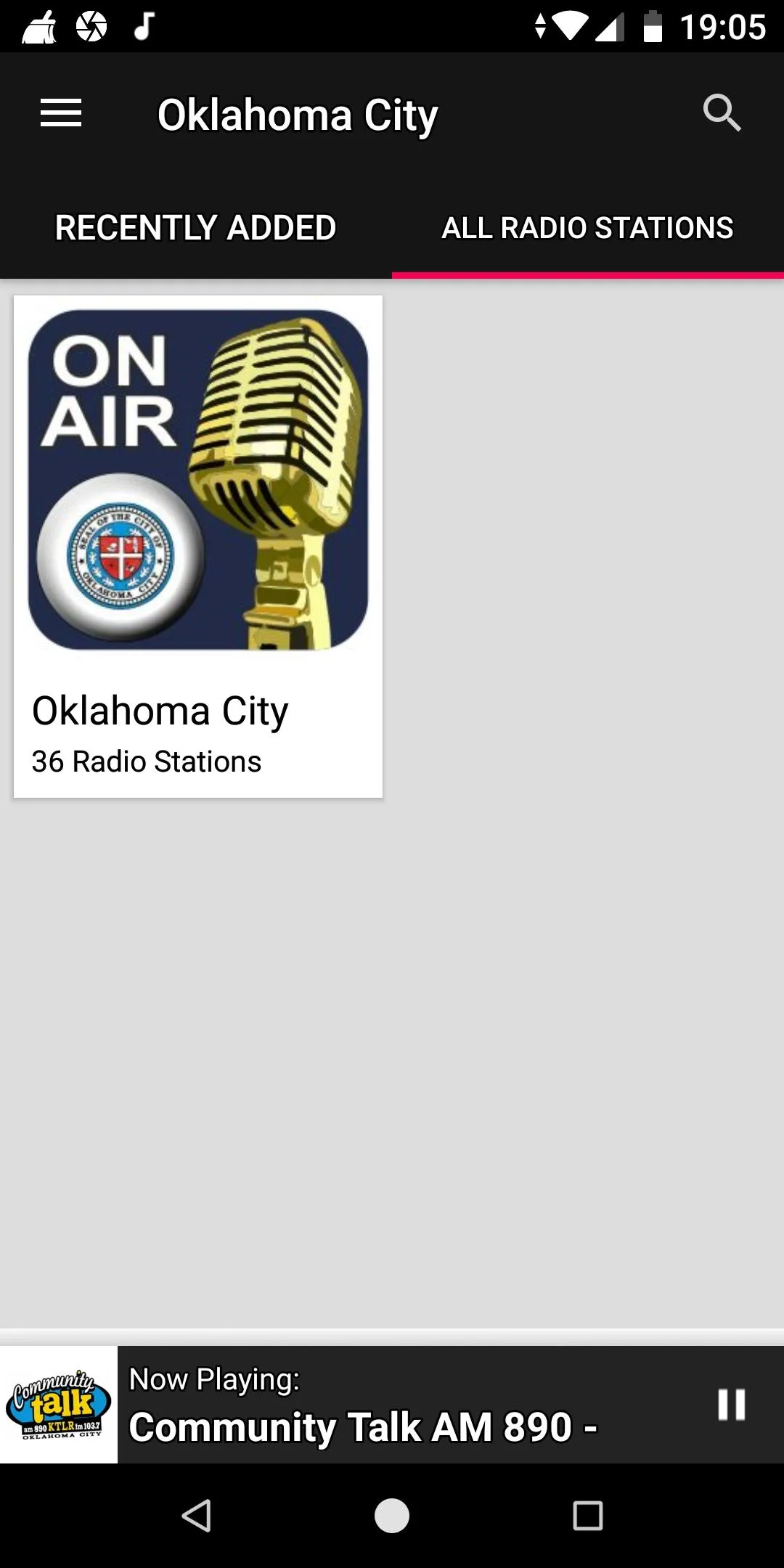 Oklahoma City Radio Stations | Indus Appstore | Screenshot