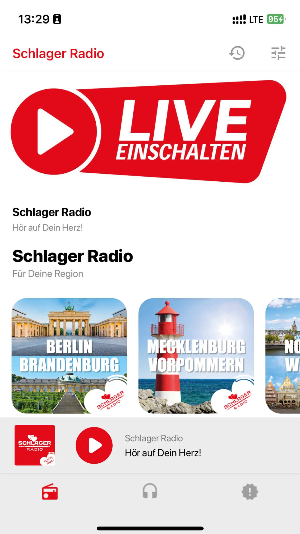 Schlager Radio (Original) | Indus Appstore | Screenshot