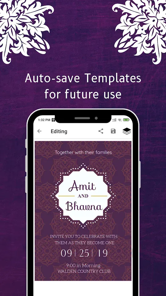 Wedding Invitation Card Maker | Indus Appstore | Screenshot