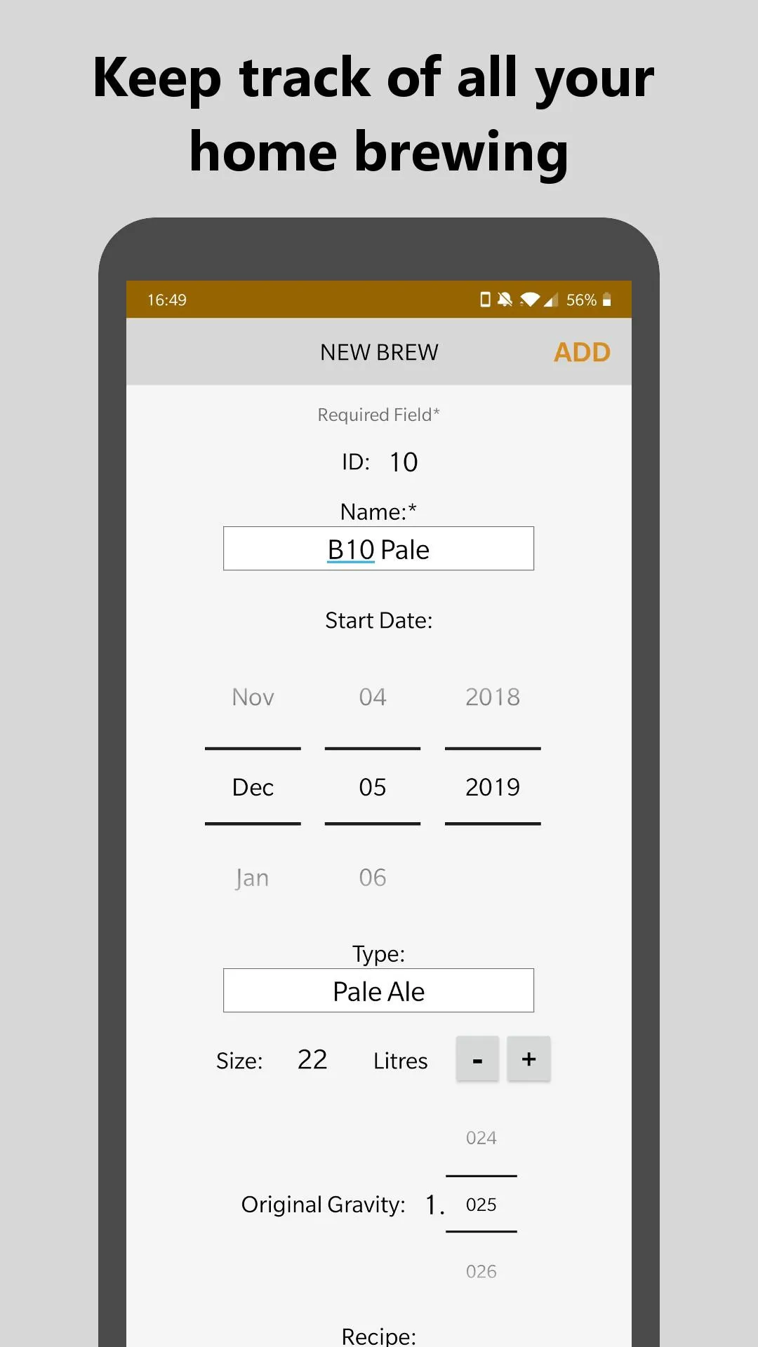 Brew Tracker | Indus Appstore | Screenshot