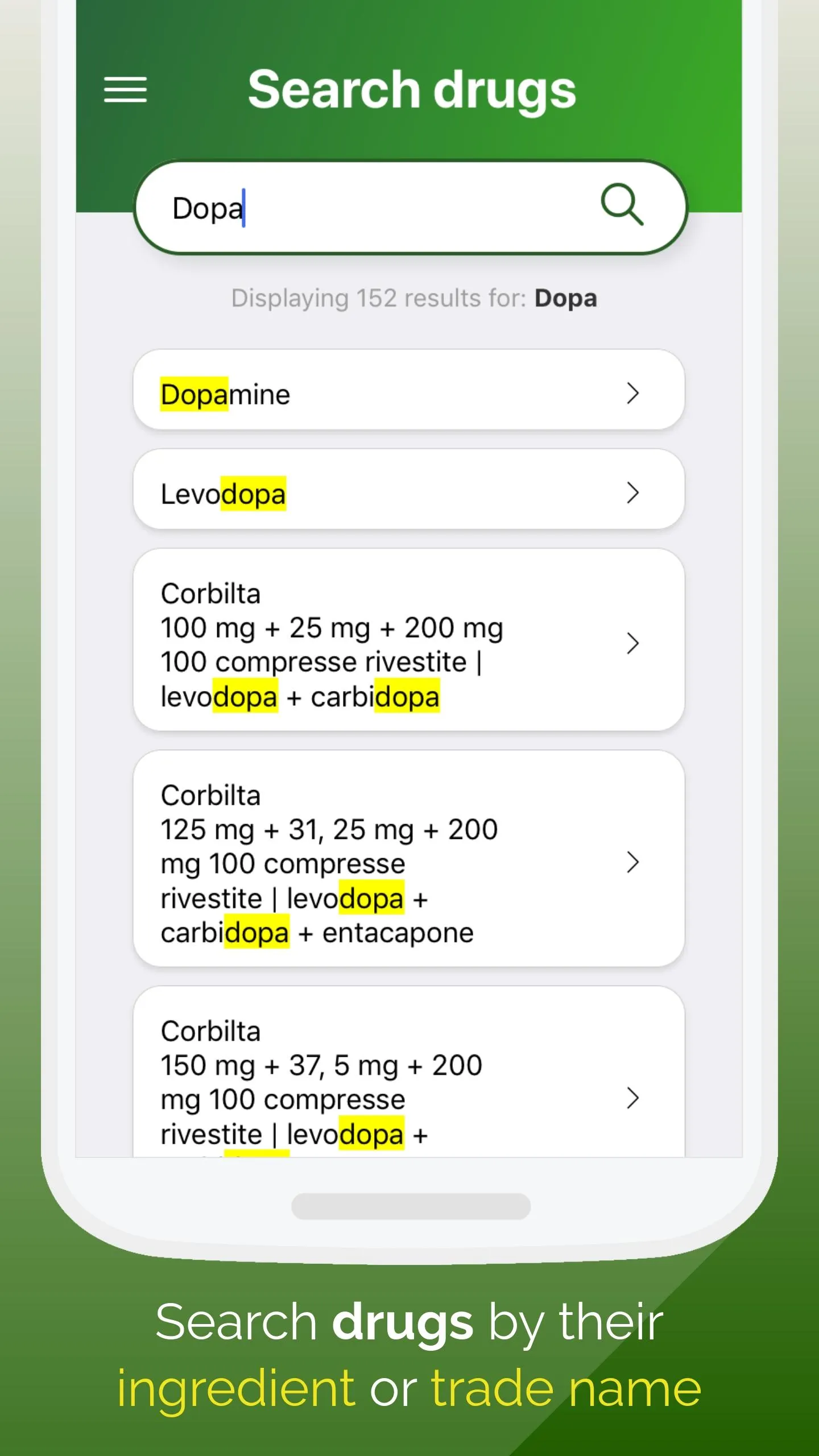 G6PD Drug Search | Indus Appstore | Screenshot