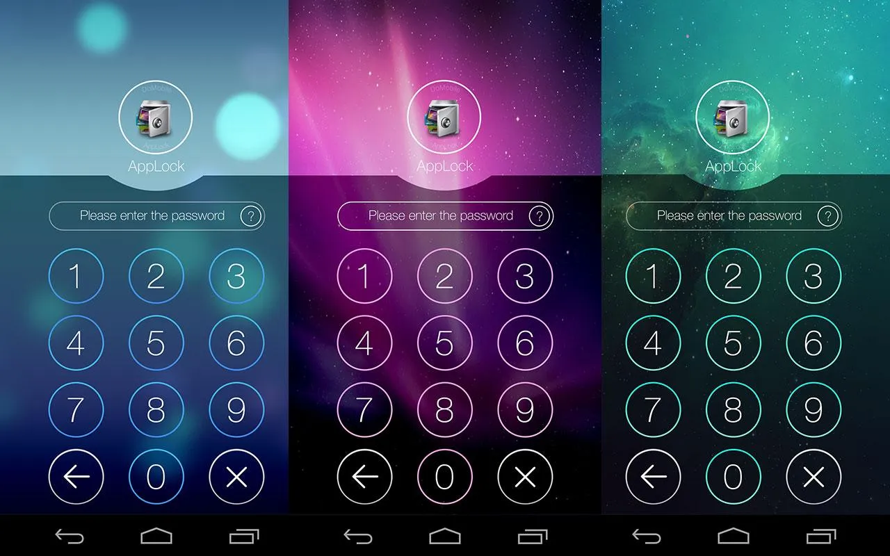 AppLock Theme Aurora | Indus Appstore | Screenshot