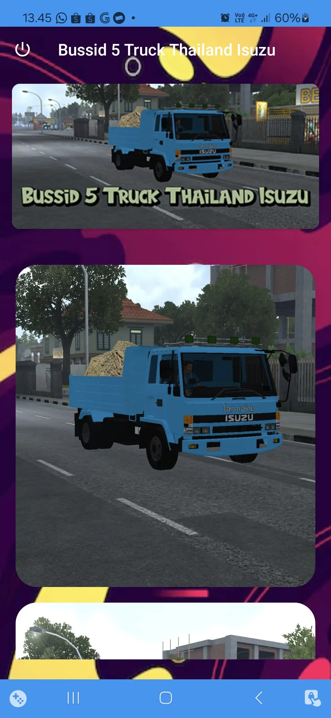 Bussid 5 Truck Thailand Isuzu | Indus Appstore | Screenshot