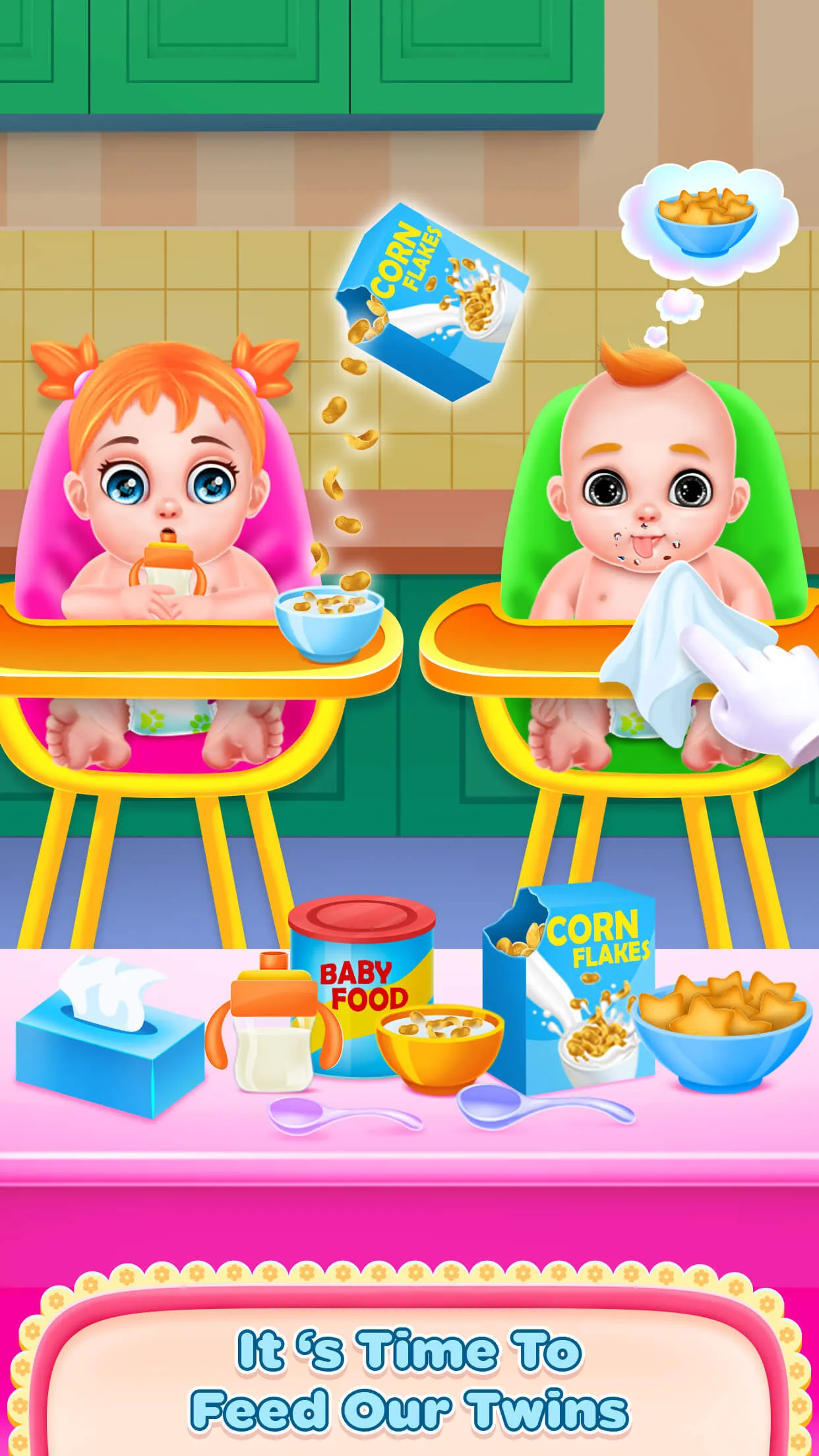 Twin Baby Care Game | Indus Appstore | Screenshot