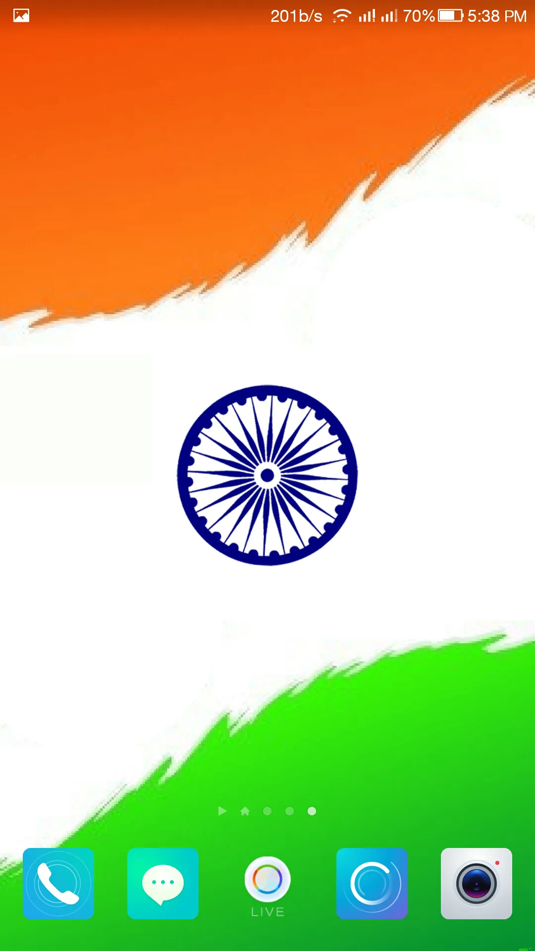 Indian Flag Live Wallpaper -Ha | Indus Appstore | Screenshot