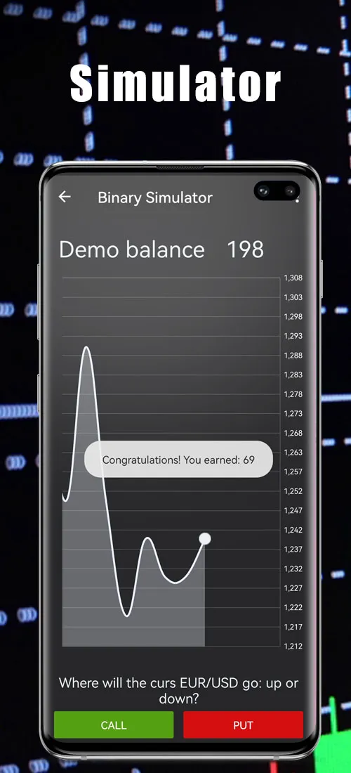 Binary Options Simulator | Indus Appstore | Screenshot