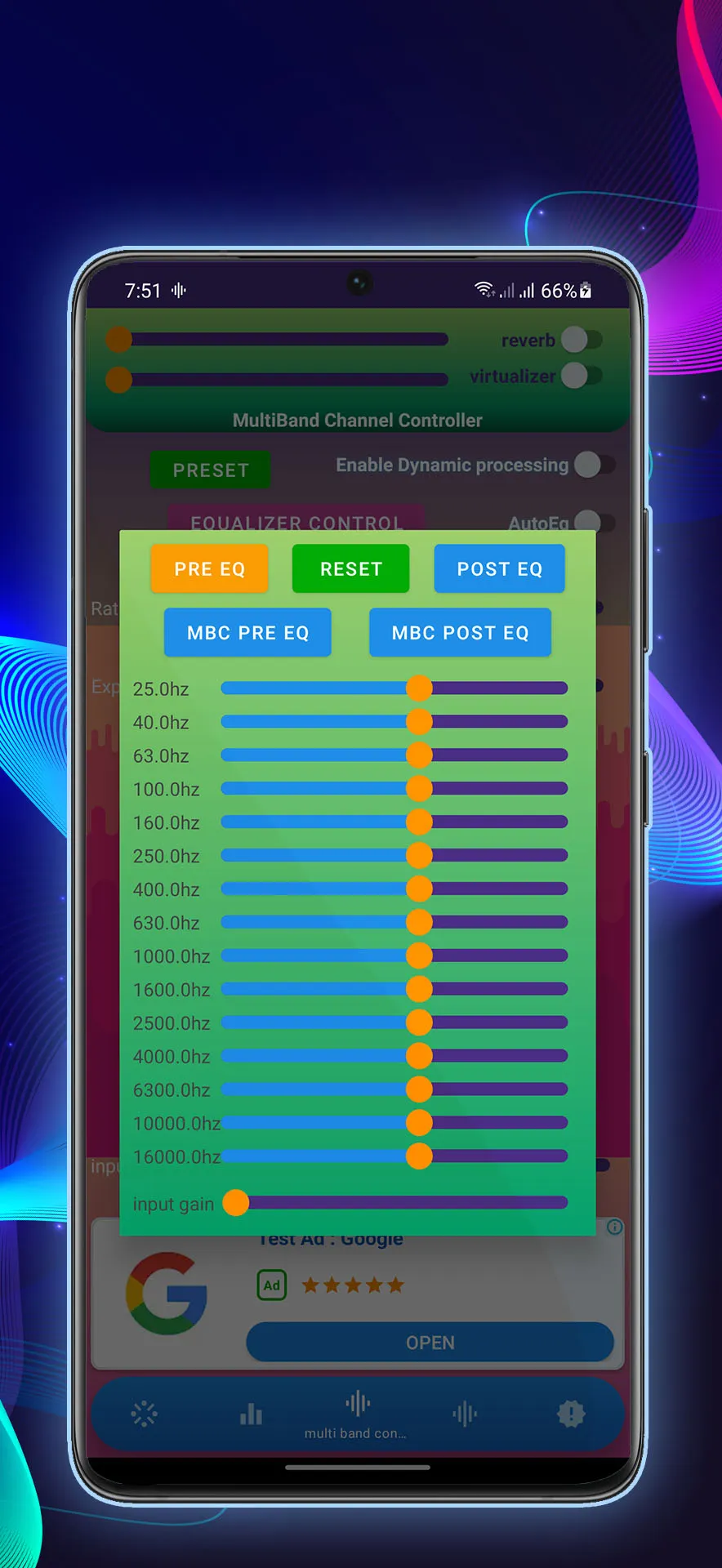 B - Equalizer AutoEQ Audio SFX | Indus Appstore | Screenshot