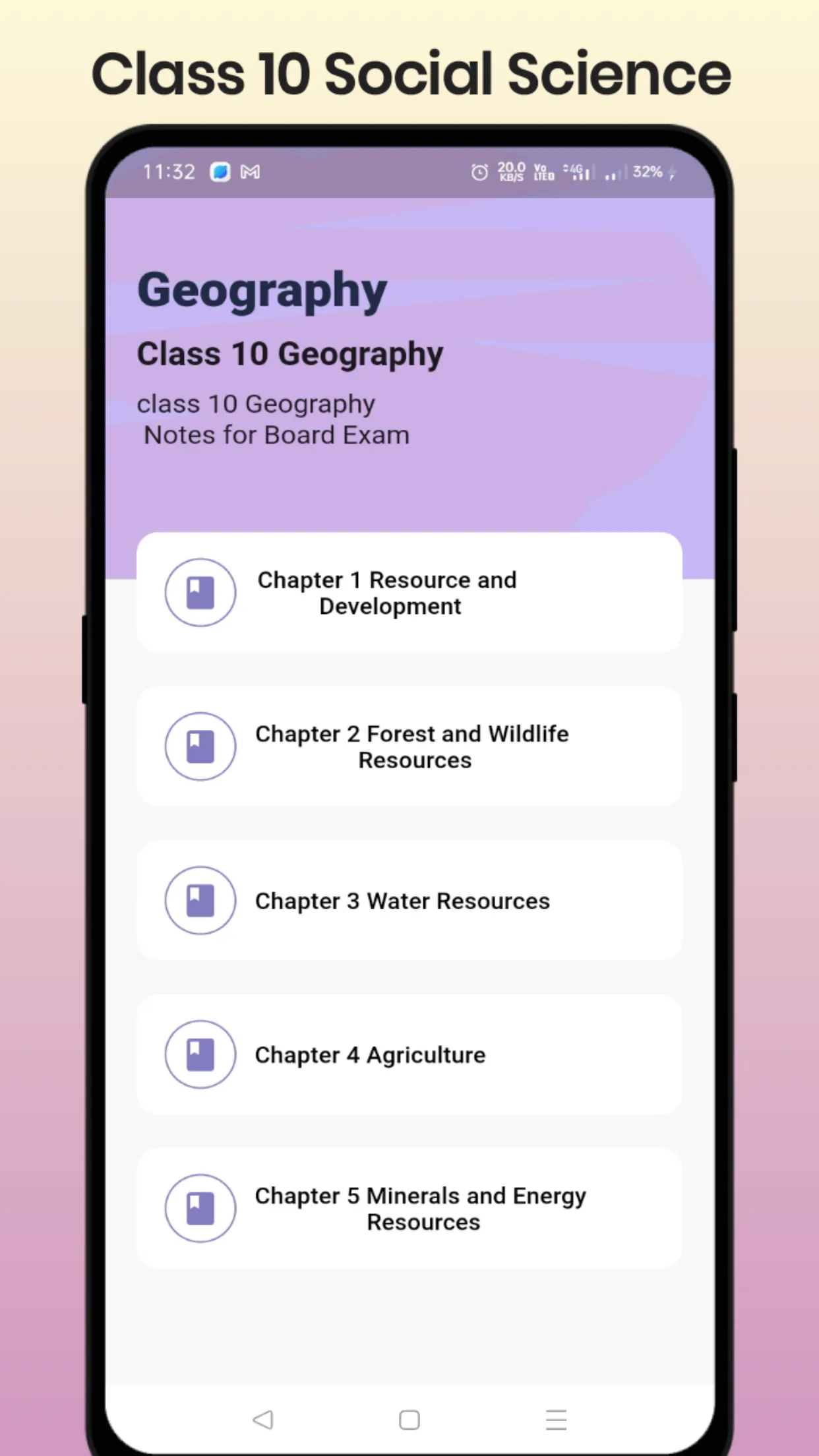 Class 10 Social Science Notes | Indus Appstore | Screenshot