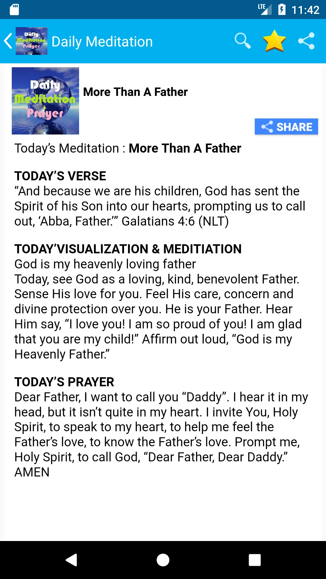 Daily Meditation and Prayer | Indus Appstore | Screenshot