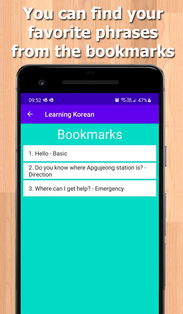 Learn Korean Phrasebook | Indus Appstore | Screenshot