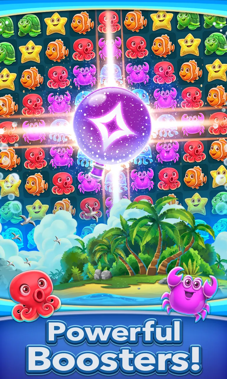 Ocean Match-3 Puzzle Game | Indus Appstore | Screenshot