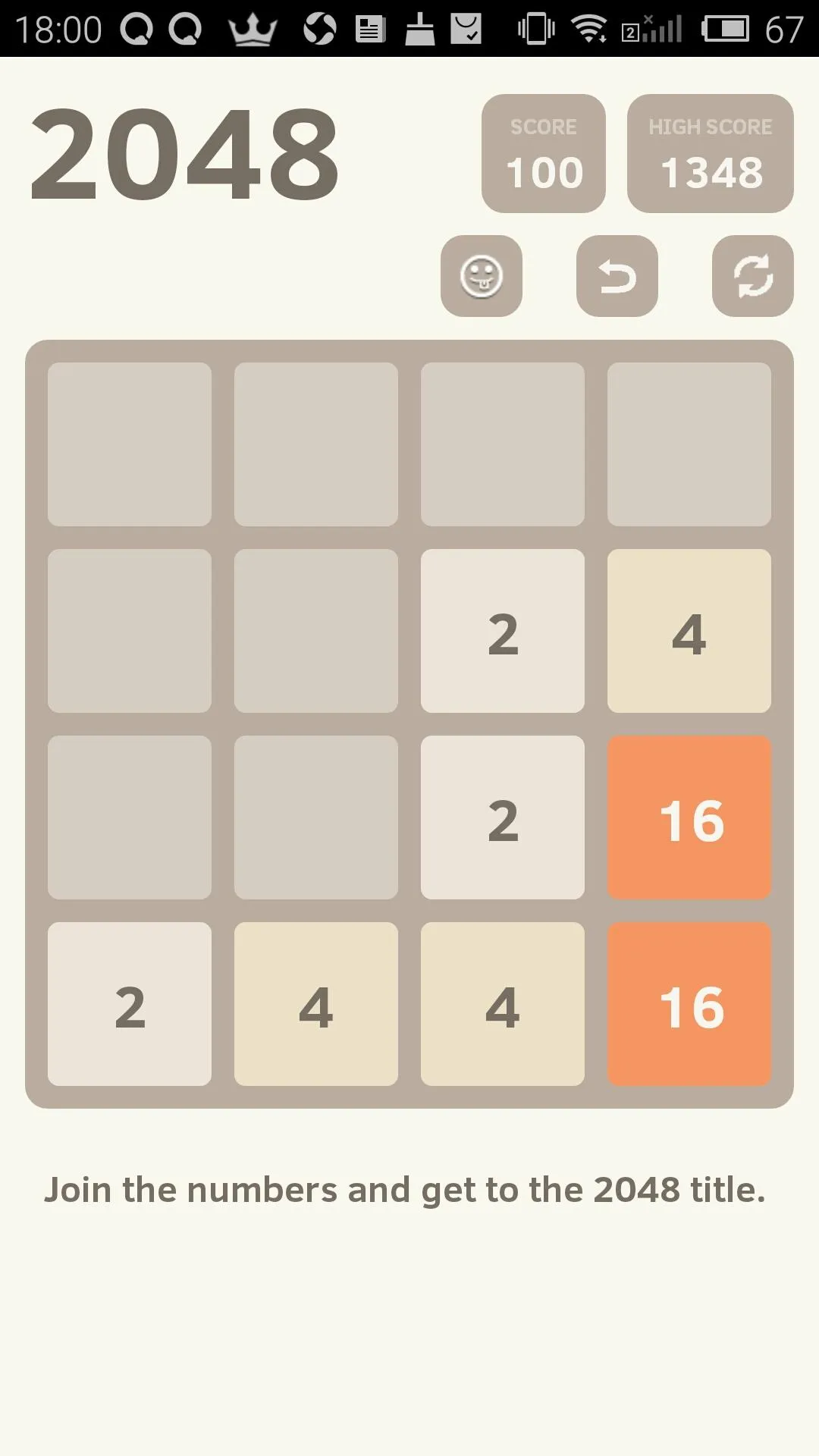 2048 plus | Indus Appstore | Screenshot