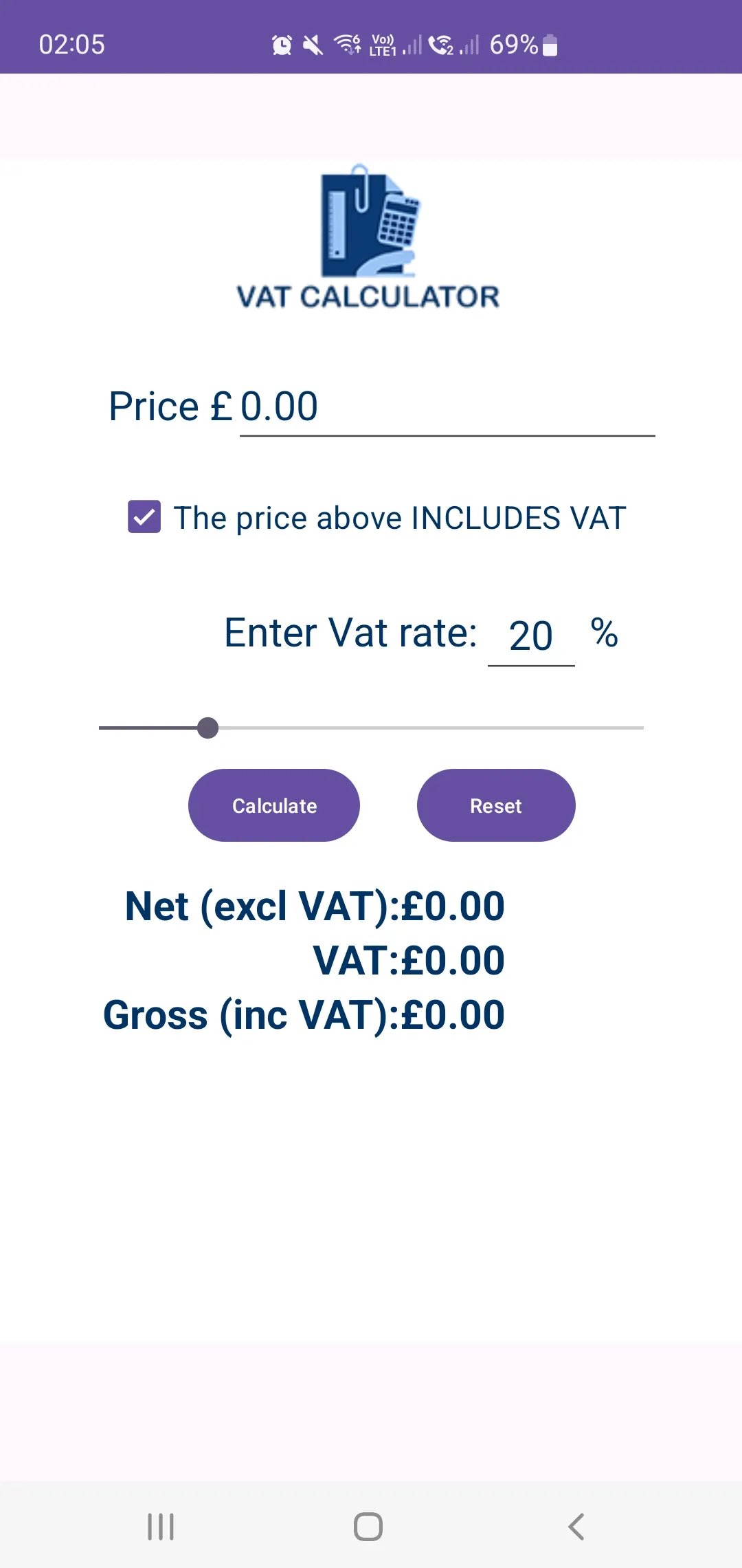 VAT Calculator | Indus Appstore | Screenshot