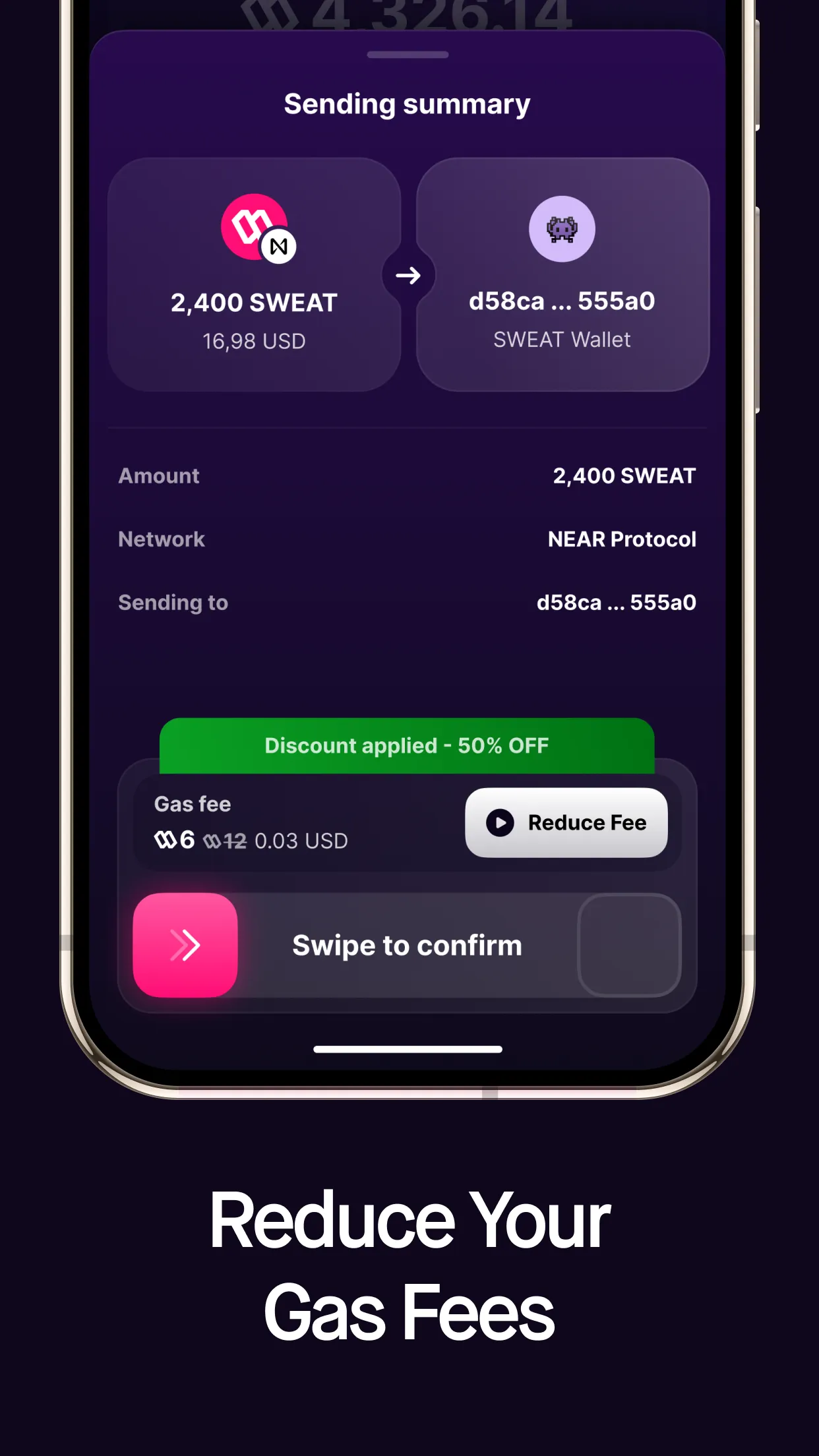 Sweat Wallet | Indus Appstore | Screenshot