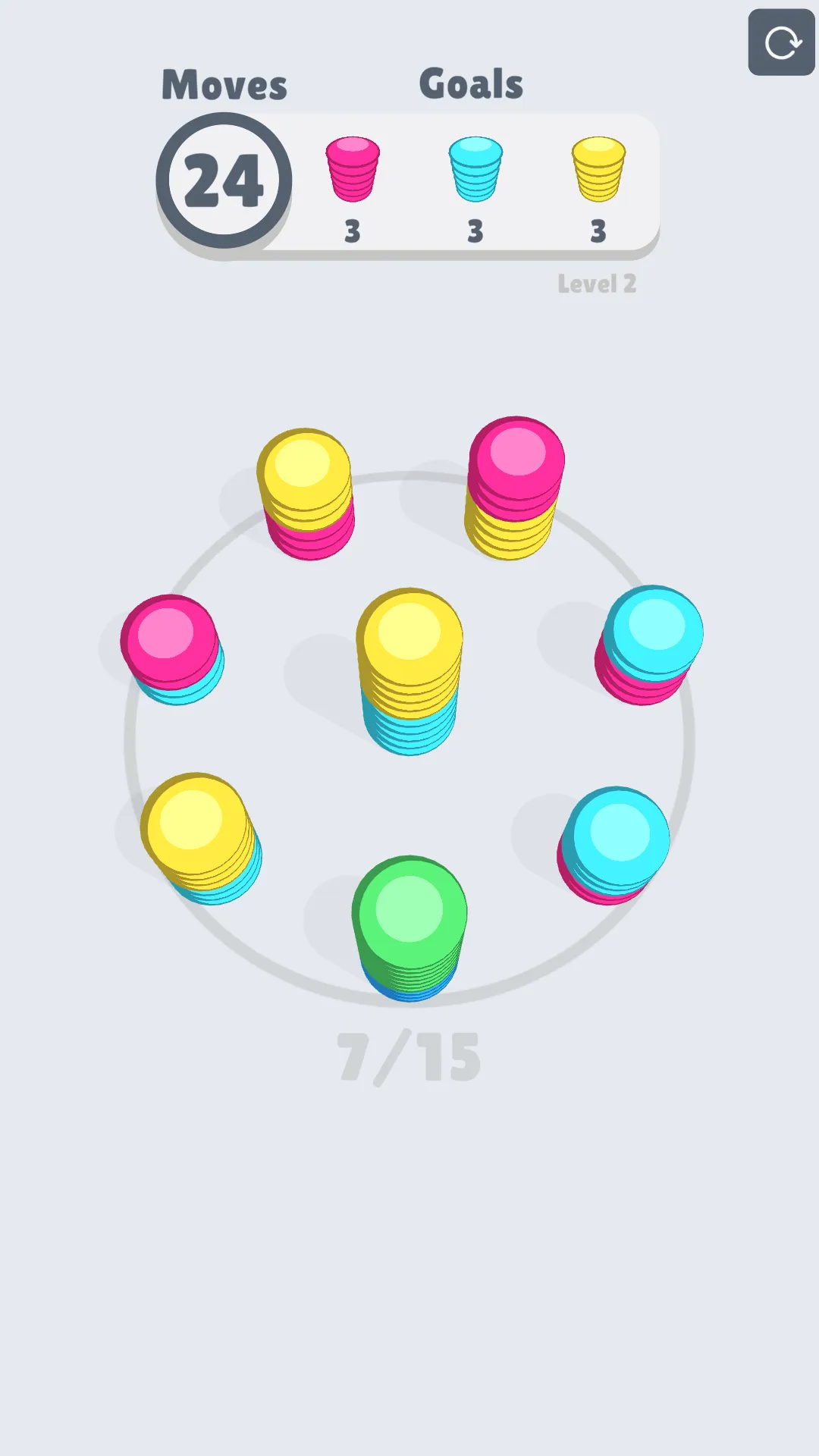 Stack Up Circle | Indus Appstore | Screenshot